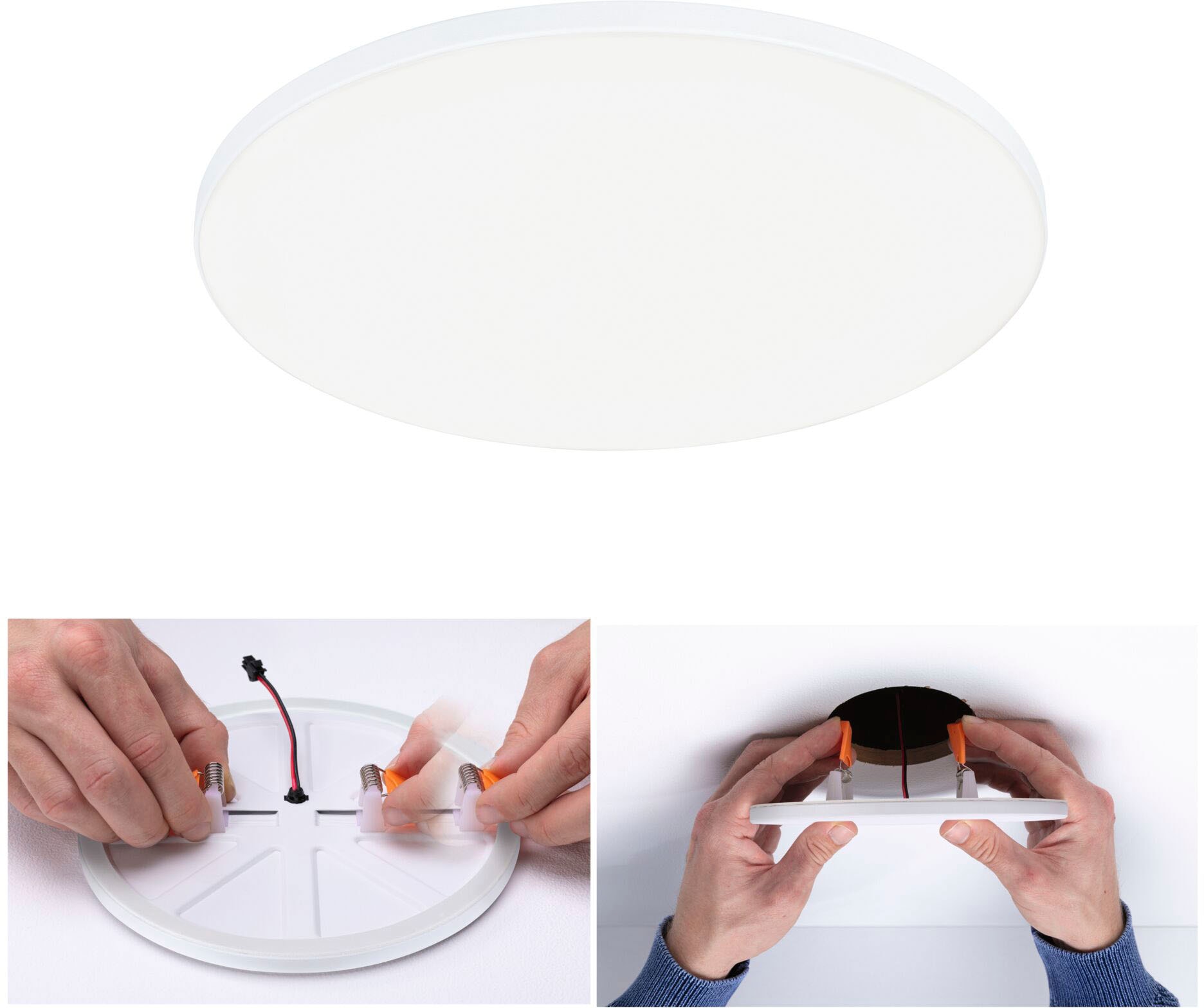 Paulmann LED Einbauleuchte »Veluna«, Schutzart IP44 spritzwassergeschützt, dimmbar, Ø 20,0 cm