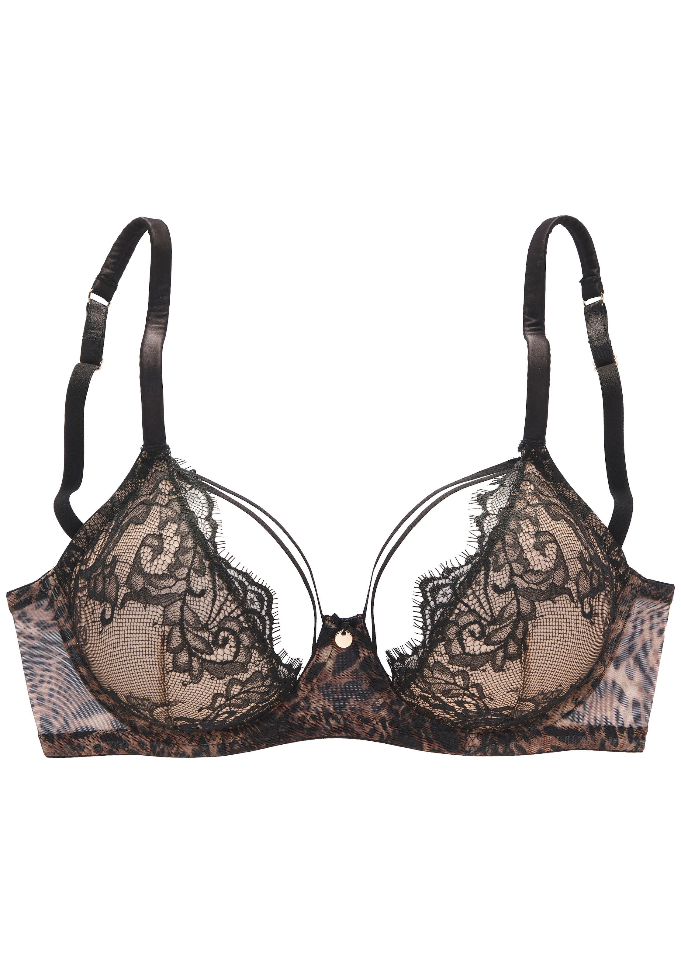 LASCANA Bügel-BH, mit verführerischem Bänderdetail, sexy Dessous, Reizwäsche