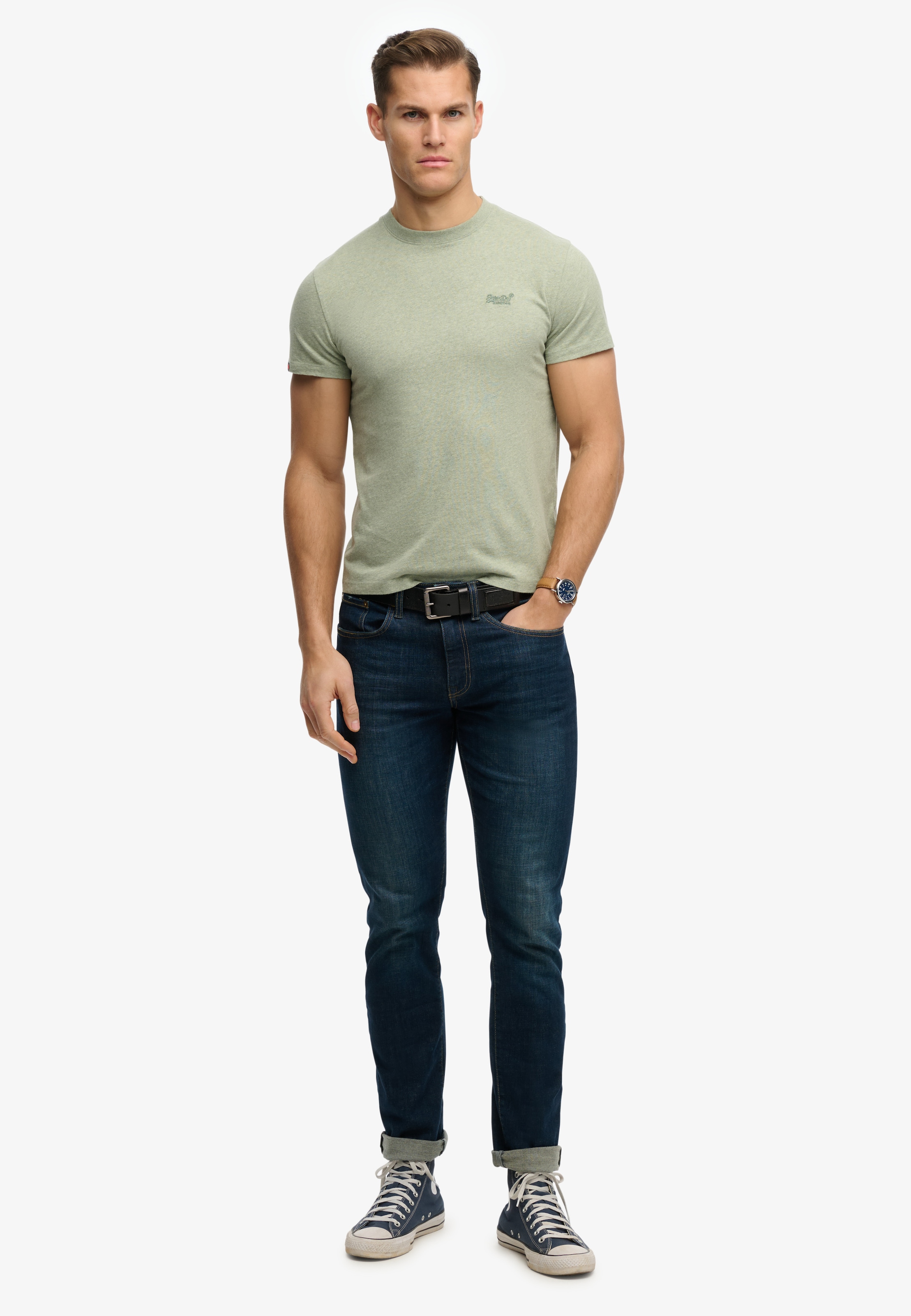 Superdry Rundhalsshirt »ESSENTIAL LOGO EMB TEE«