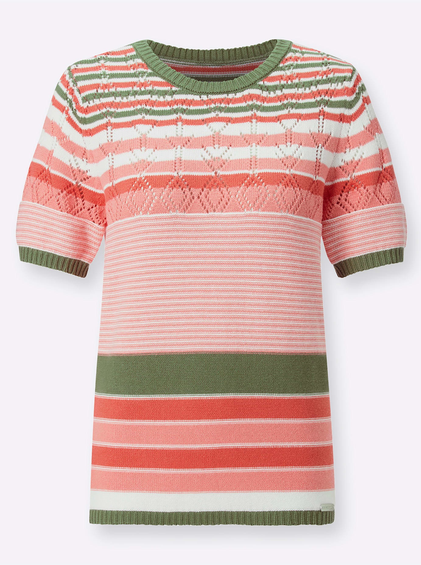 Casual Looks Kurzarmpullover »Pullover«