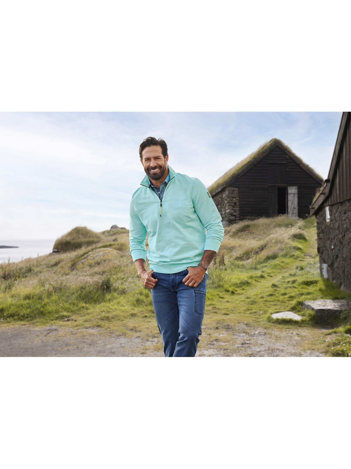 Jan Vanderstorm Sweatshirt »Sweatshirt ANSBERT«
