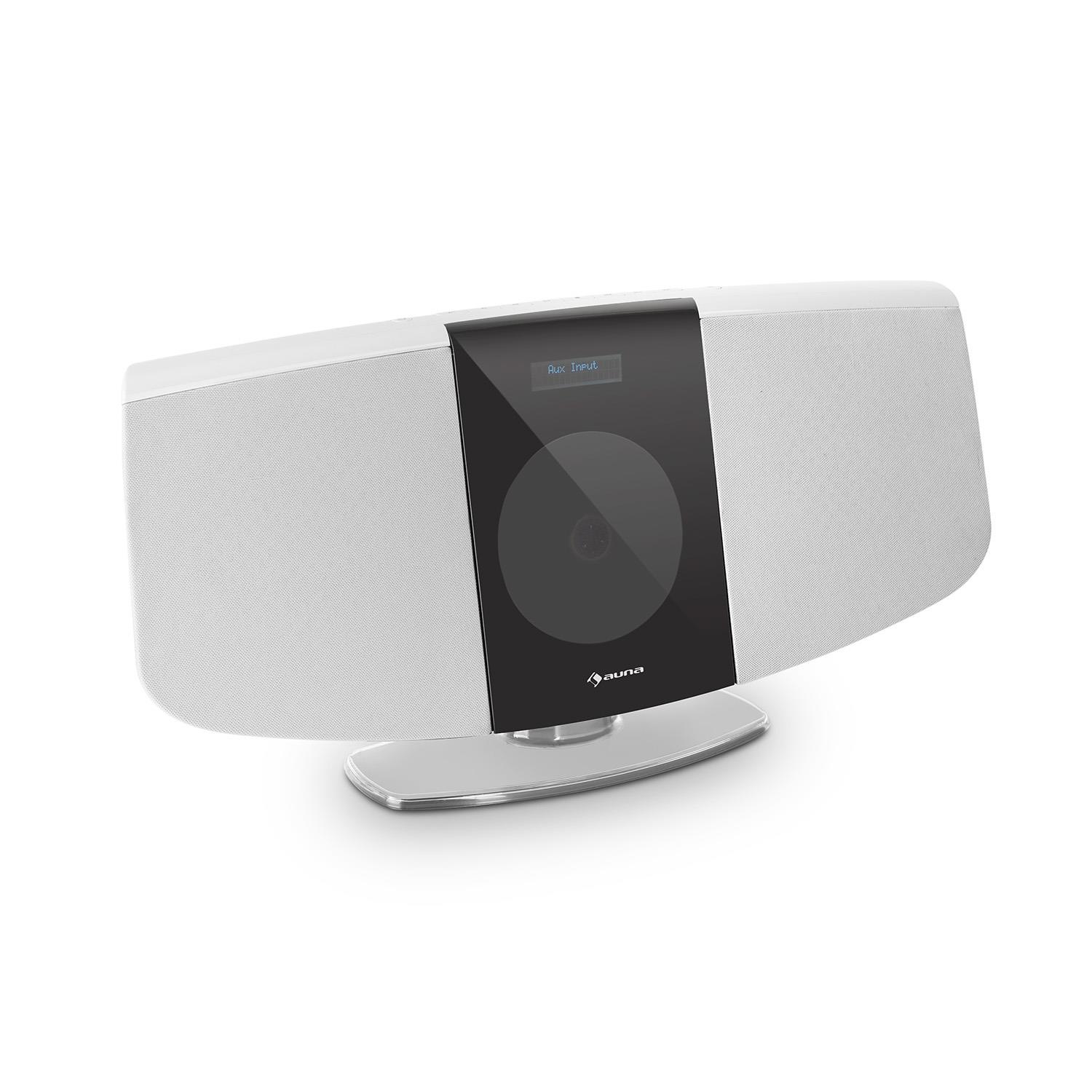 Auna BlackMask Vertikal-Stereoanlage CD FM und DAB+ Tuner BT