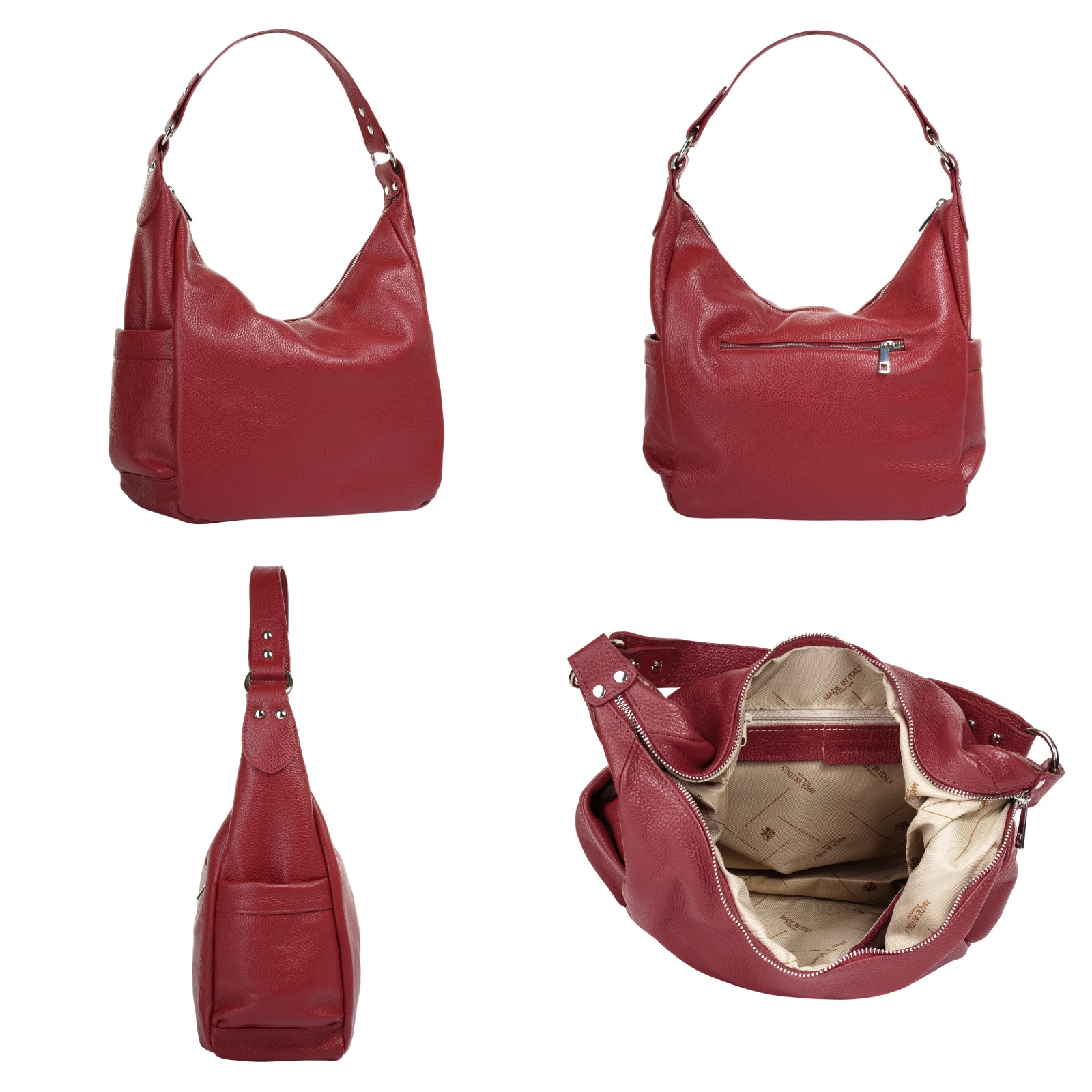 Samantha Look Shopper, echt Leder, Made in Italy