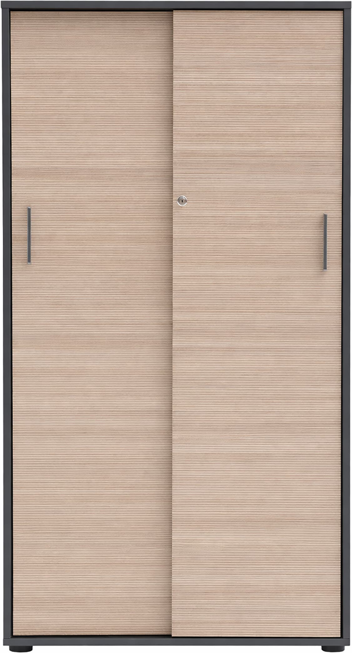 Schildmeyer Schiebetürenschrank »METZ, Aktenschrank abschließbar, Höhe 150 cm, MADE IN GERMANY« 1 Stk. tlg. Fronten in Canello,  MADE IN GERMANY