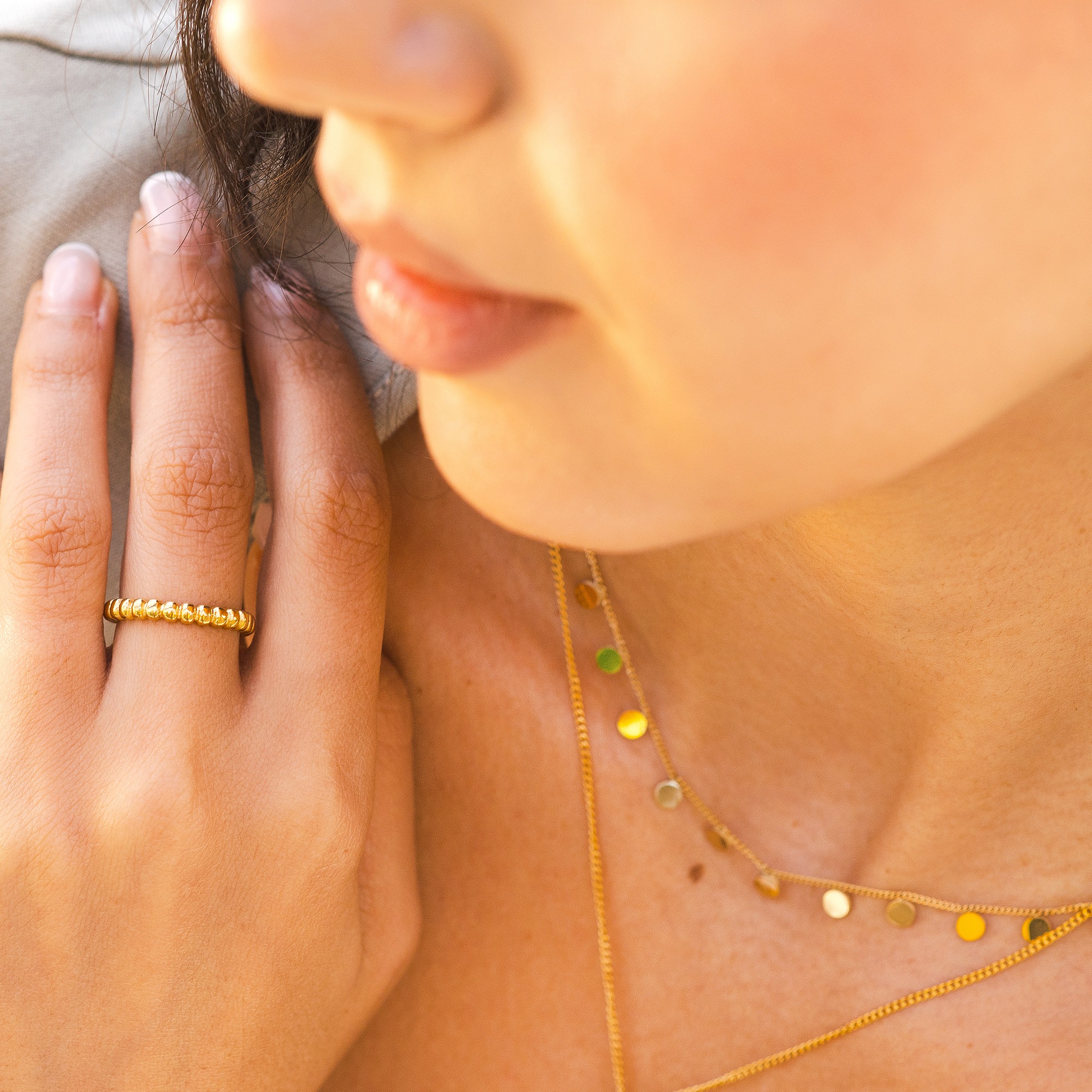 Adelia´s Fingerring »Damen Ring aus Edelstahl«