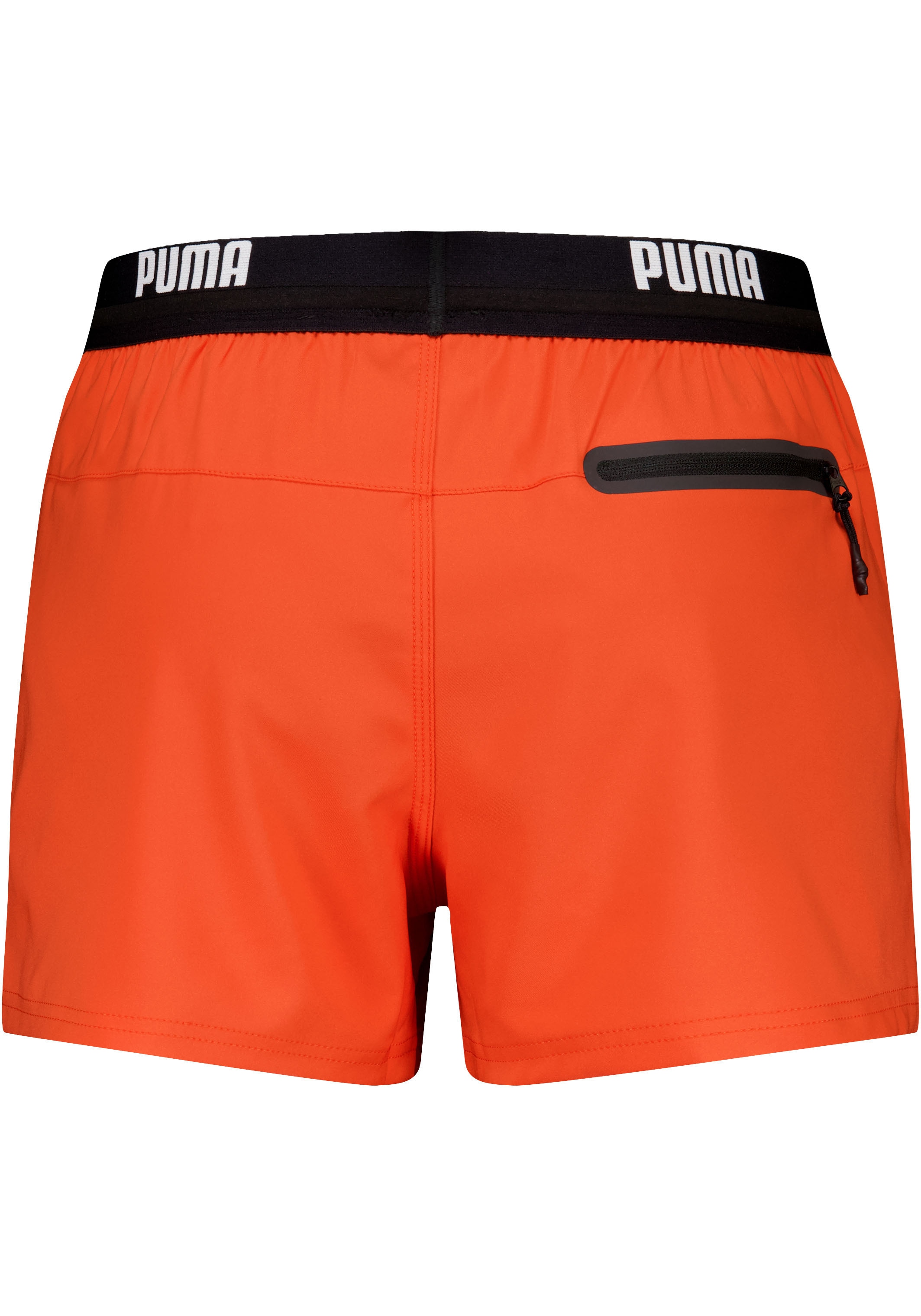 PUMA Badeshorts, mit bedrucktem Bund