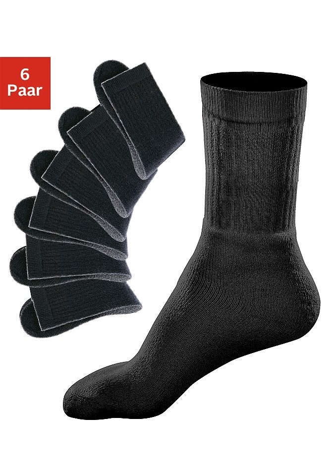 Go in Tennissocken, (Set, 6 Paar), mit geripptem Schaft auf Raten kaufen |  OTTO