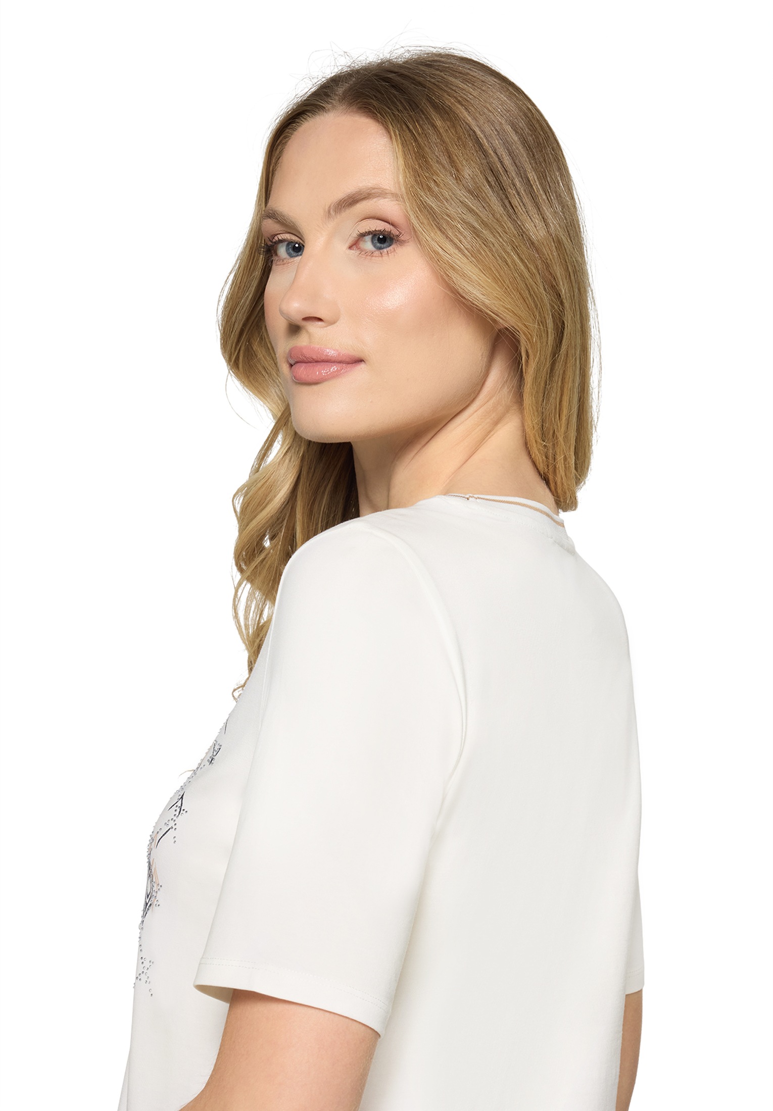 Betty Barclay Rundhalsshirt »Basic Shirt mit Placement«