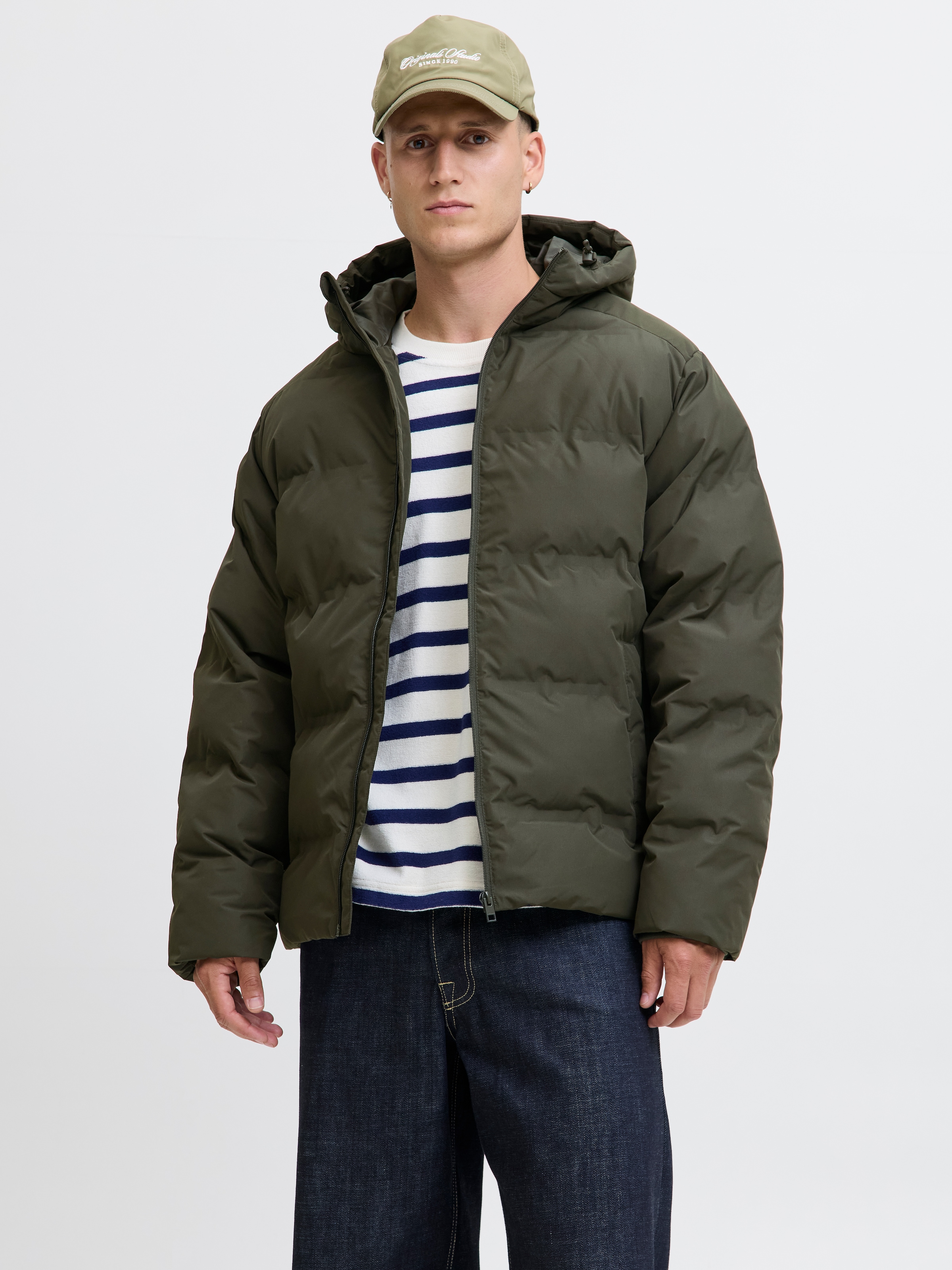 Jack & Jones Steppjacke »JJESOHO PUFFER HOOD SN« mit Kapuze