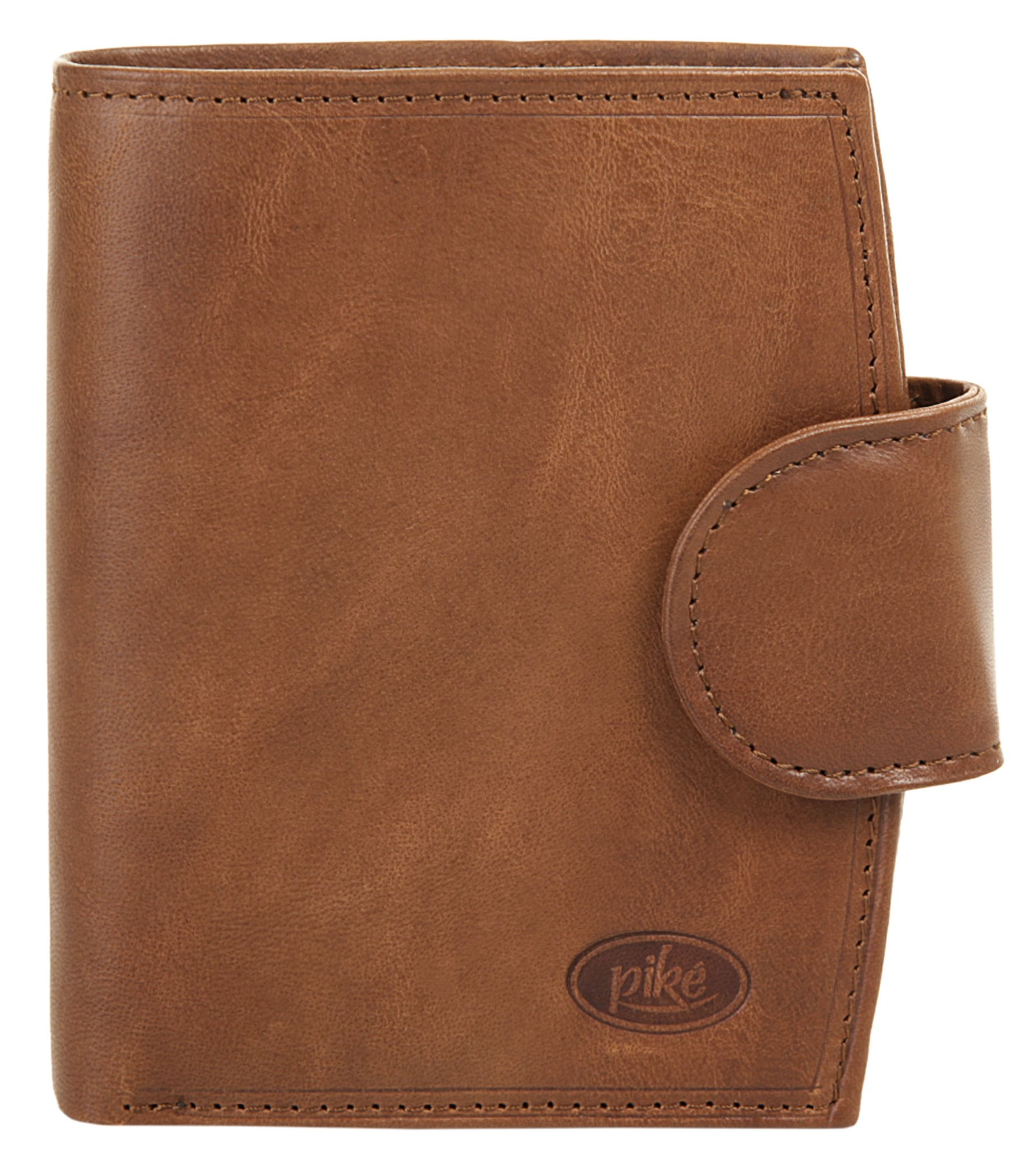 Piké Damen Geldbörse echt Leder in braun
