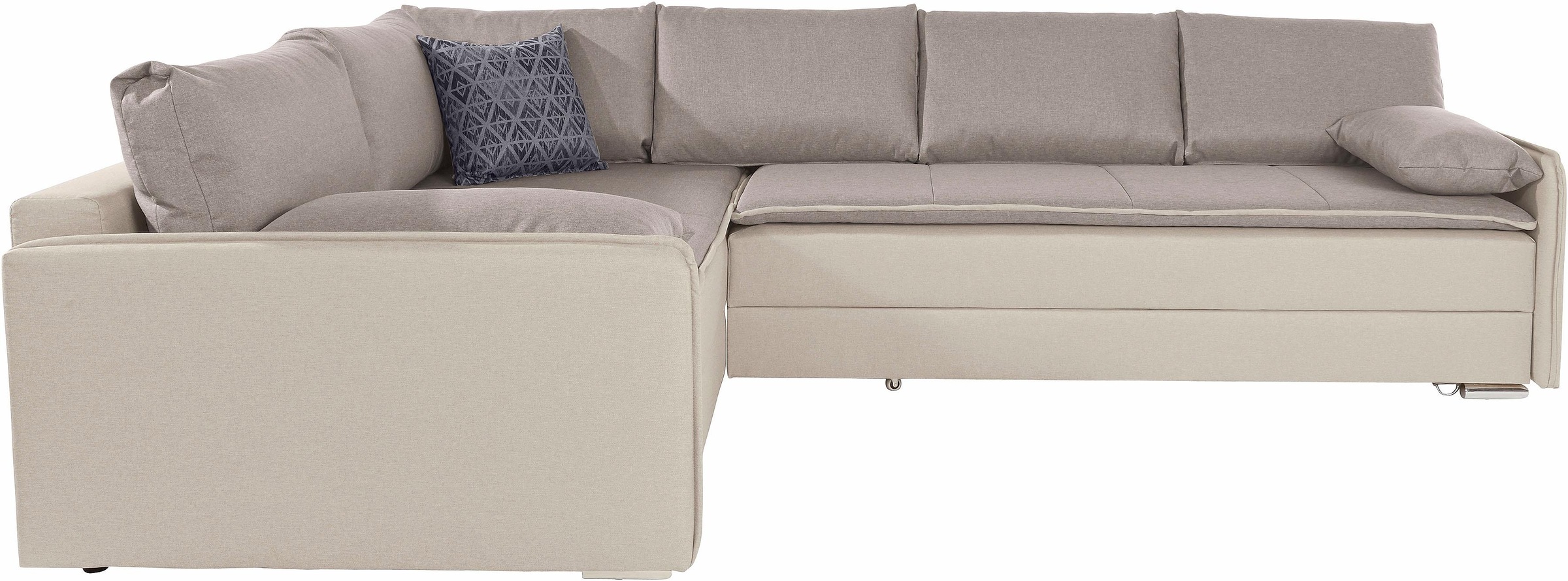 INOSIGN Ecksofa »Dream L-Form«, mit Federkern, mit Bettfunktion und Bettkasten