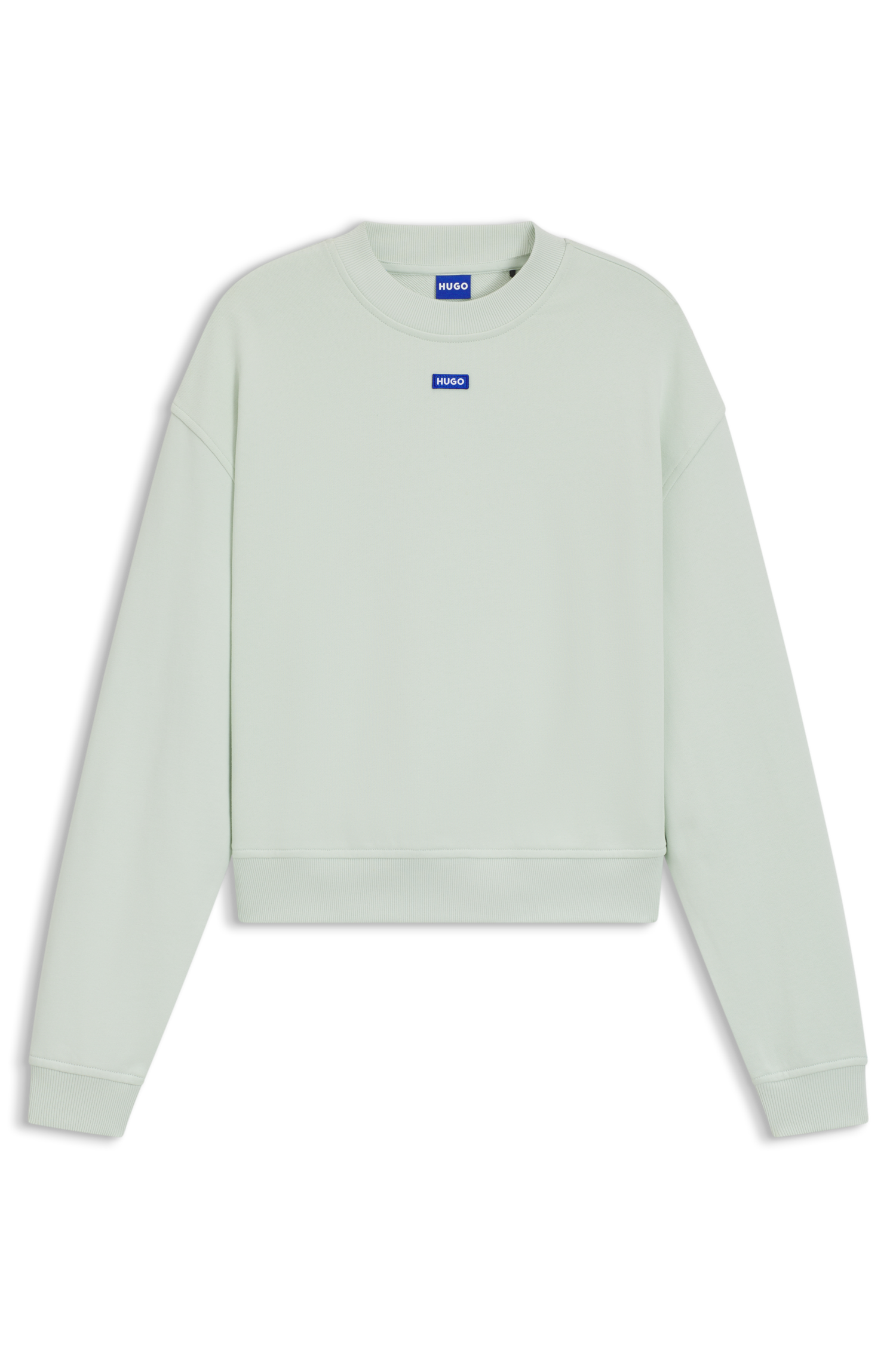 HUGO Blue Sweatshirt »Delessa«, mit Logoaufnäher