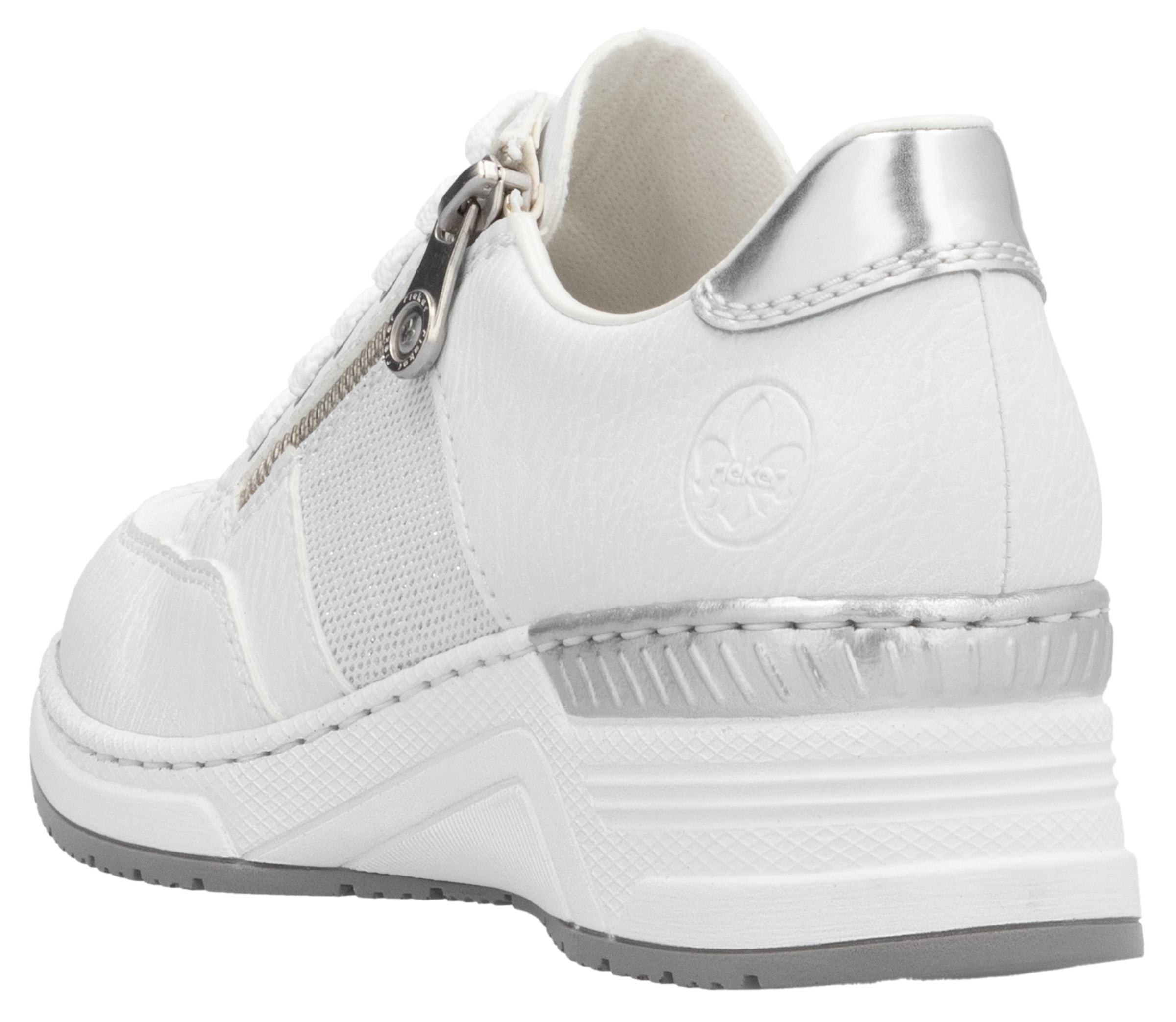 Rieker Keilsneaker, Schnürschuh, Halbschuh, Sneaker mit loser Einlage, schmale Form