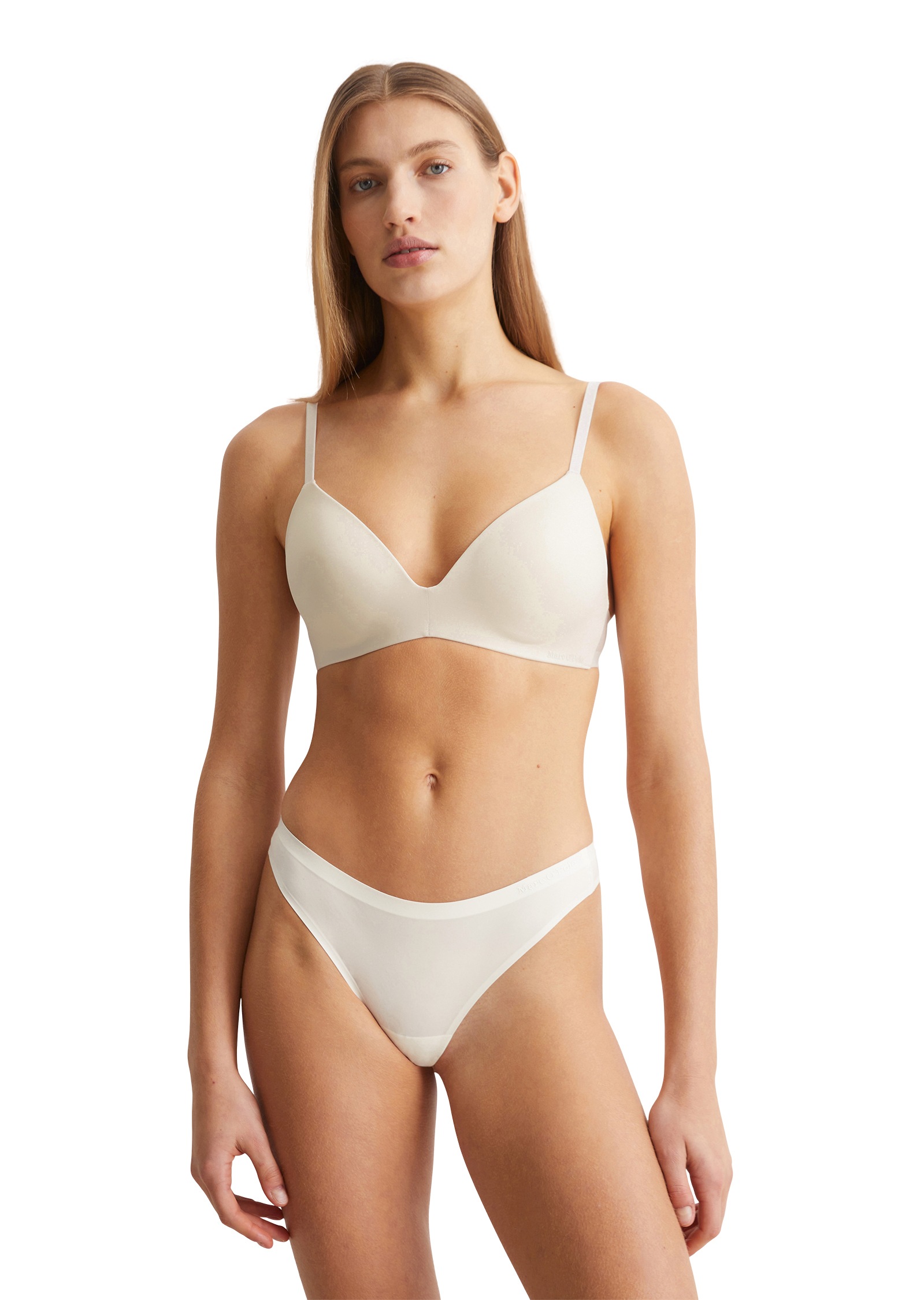 Marc O'Polo String »Second Skin«, (2er Pack), mit flachen Nähten