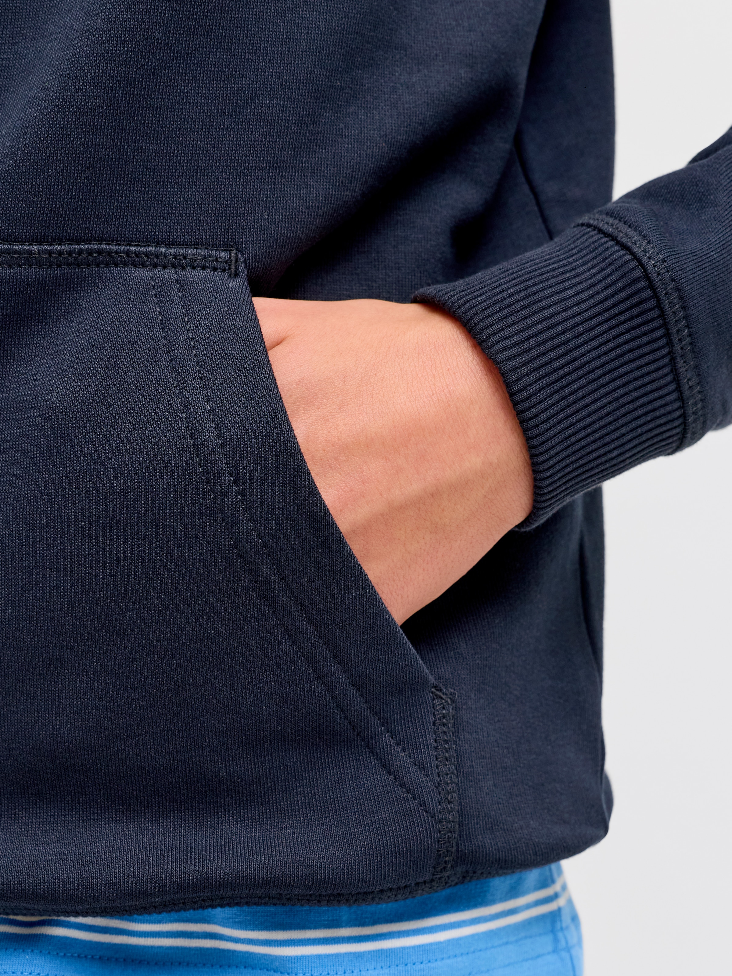 Jack & Jones Junior Kapuzensweatshirt »JORNORREBRO EMB SWEAT HOOD NOOS JNR«
