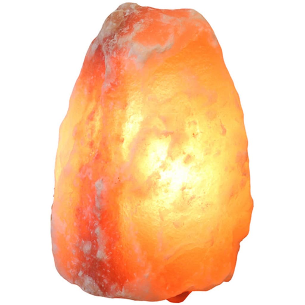 HIMALAYA SALT DREAMS Salzkristall-Tischlampe »Rock«, Handgefertigt - jeder Stein ein Unikat, H: ca.18 cm, ca.2-3 kg