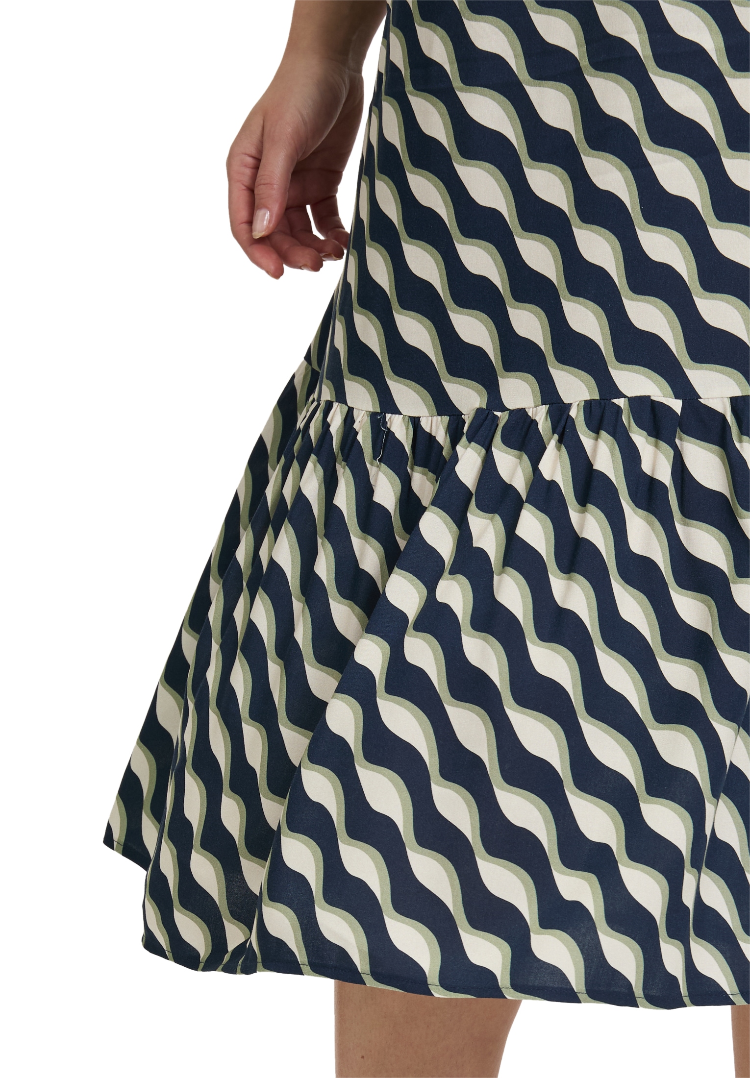 Betty Barclay Midikleid »Stufenkleid weiter Ausschnitt«