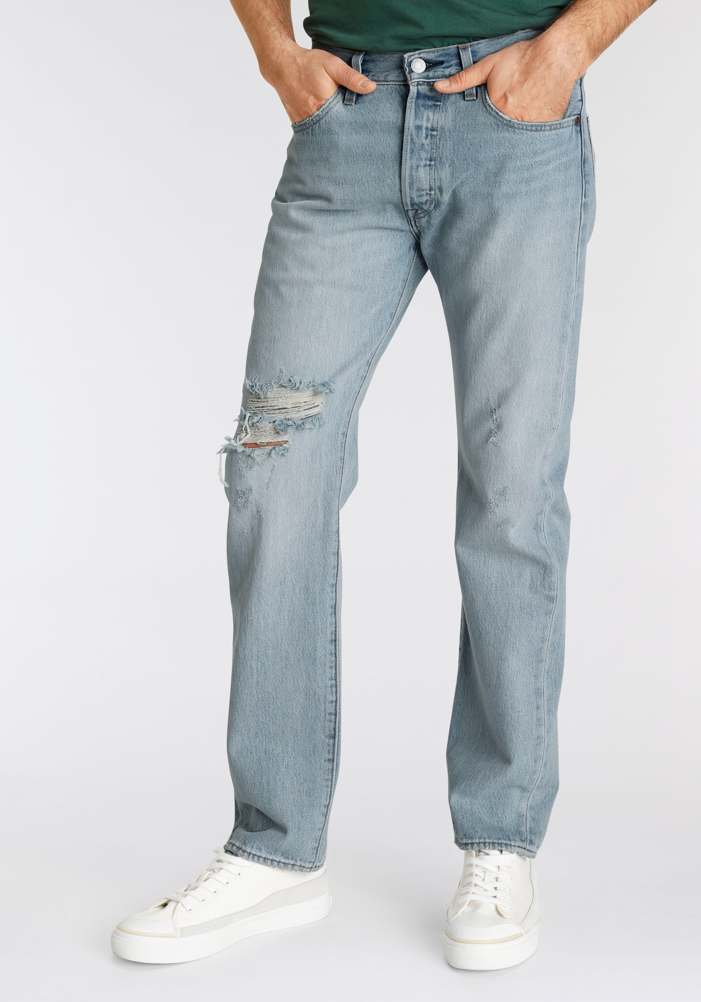 Levi's® Destroyed-Jeans »501 VI'S ORIG«, mit Markenlabel