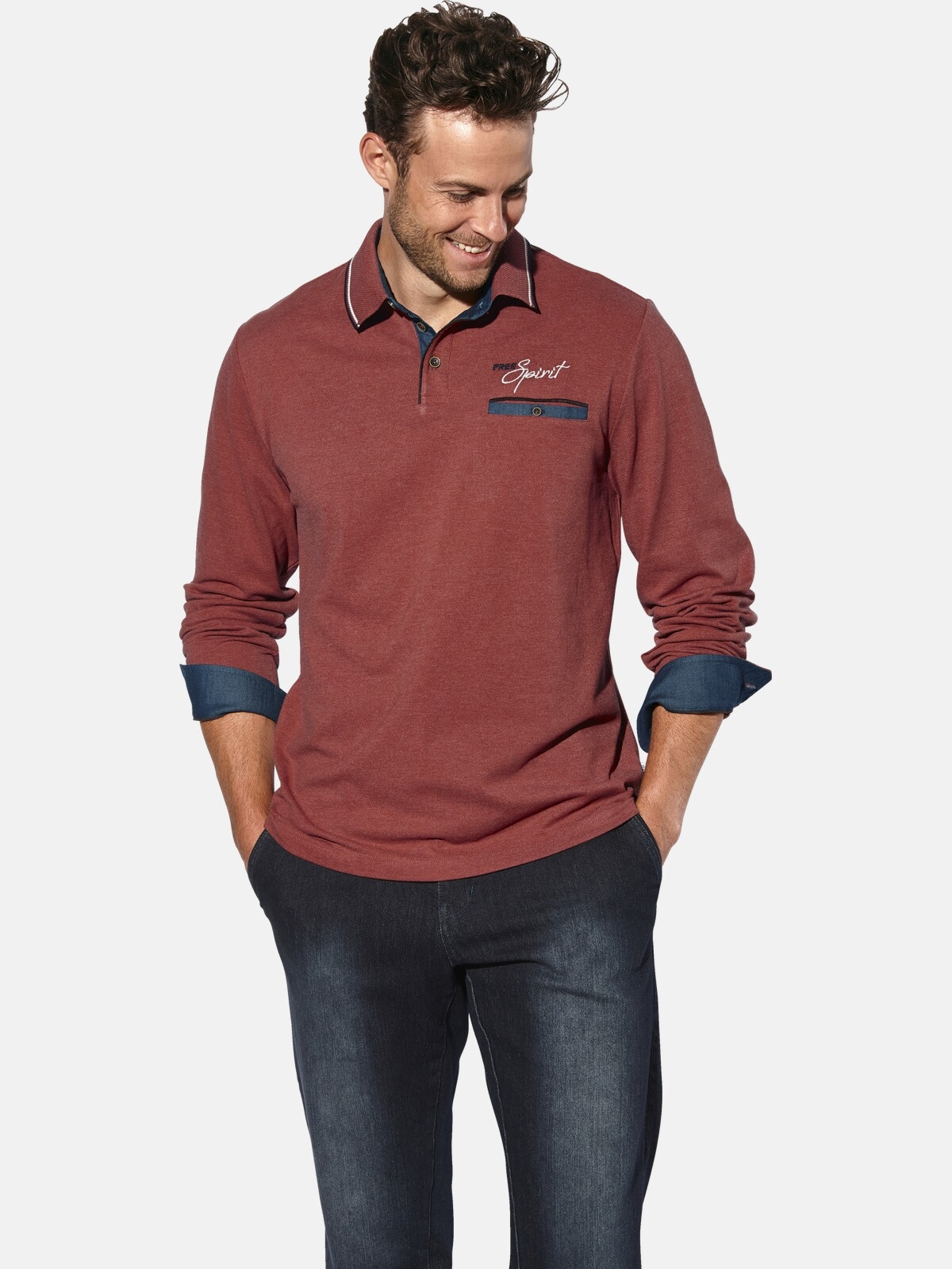 Babista Langarm-Poloshirt »Langarm-Poloshirt VITORIO«