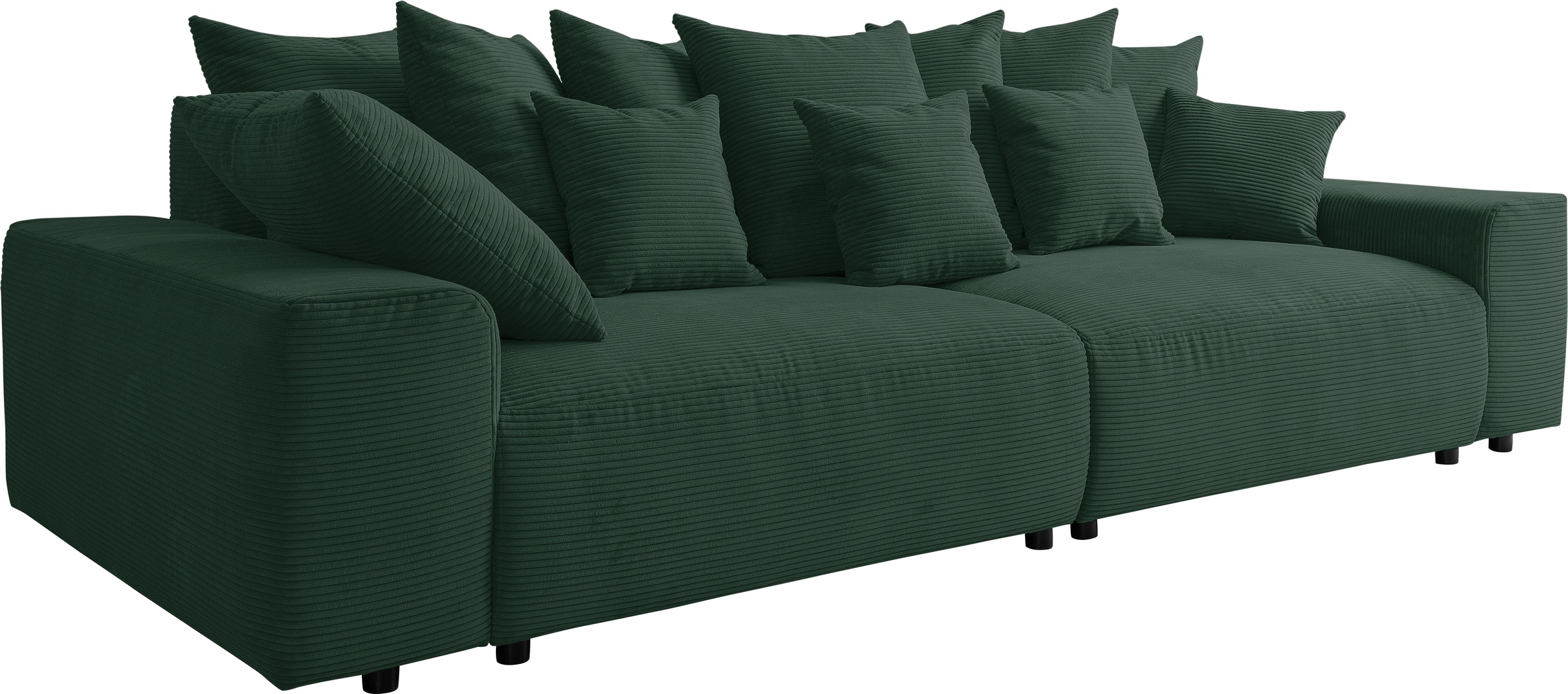 WERK2 Big-Sofa »Maxi B, Breite 290 cm«, Maximaler Kuschelkomfort: XXL-Sofa mit 78 cm Sitztiefe & 12 Kissen