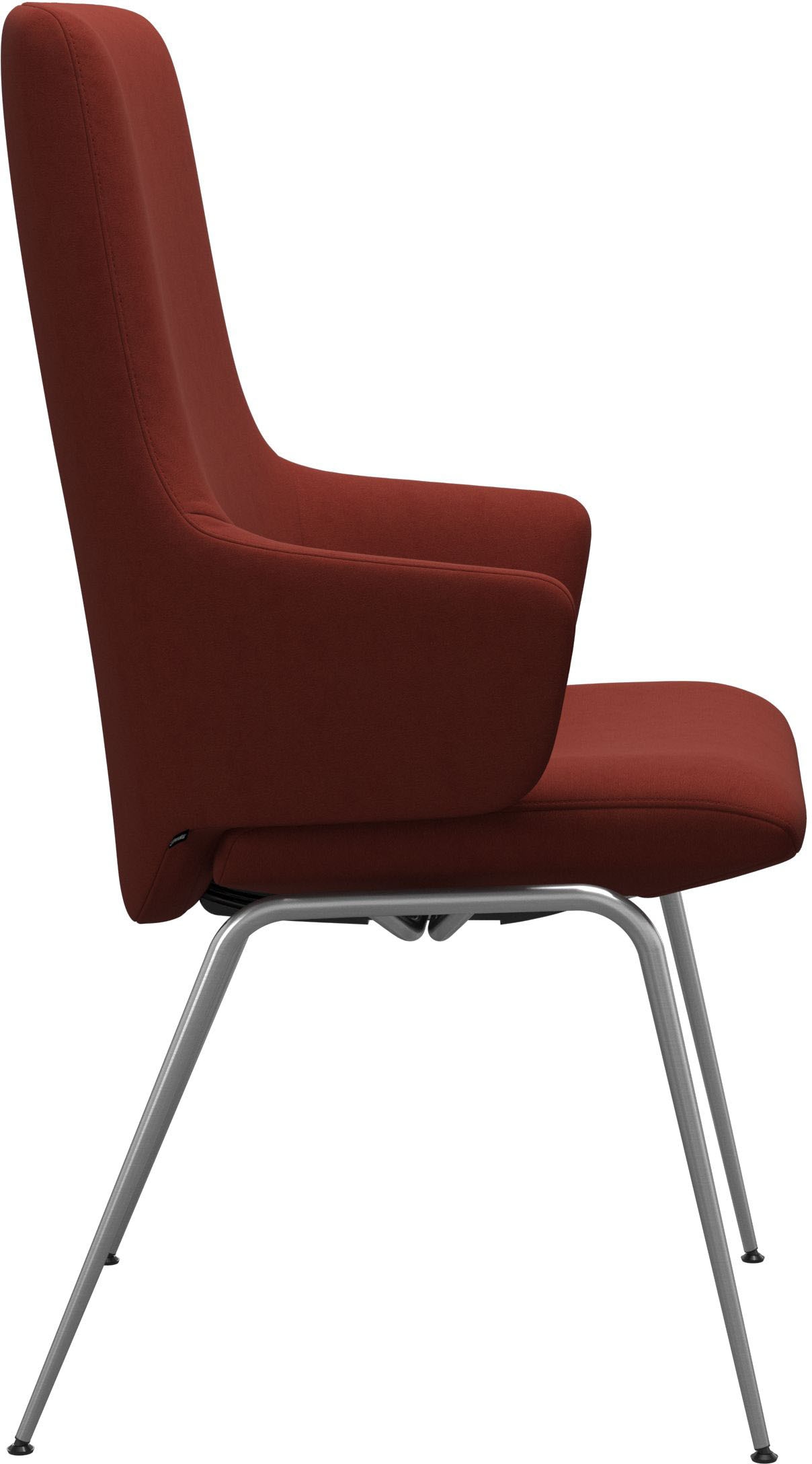 Stressless® Polsterstuhl »Laurel« () High Back mit Armlehne, Größe L, mit Beinen aus Stahl in Chrom matt