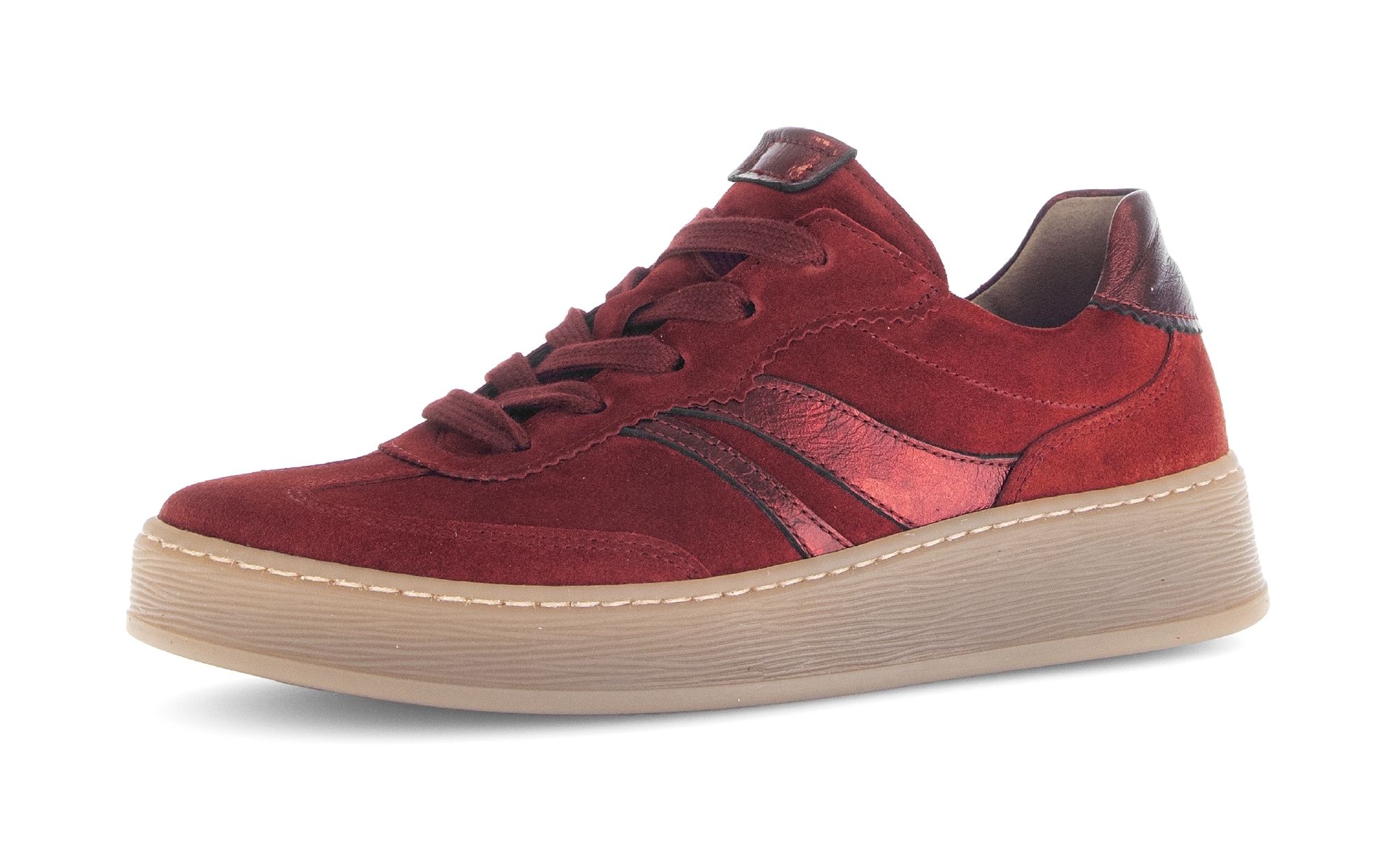 Gabor Plateausneaker »FLORENZ«  , Freizeitschuh, Halbschuh, Schnürschuh in Bequemweite G (= weit)
