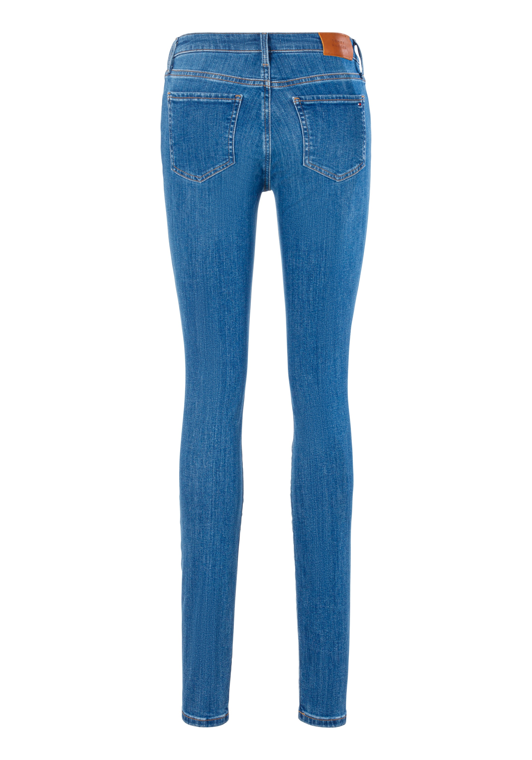 Tommy Hilfiger Skinny-fit-Jeans »HERITAGE COMO SKINNY RW«, (TH FLEX COMO SKINNY RW), mit Tommy Hilfiger Logo-Badge