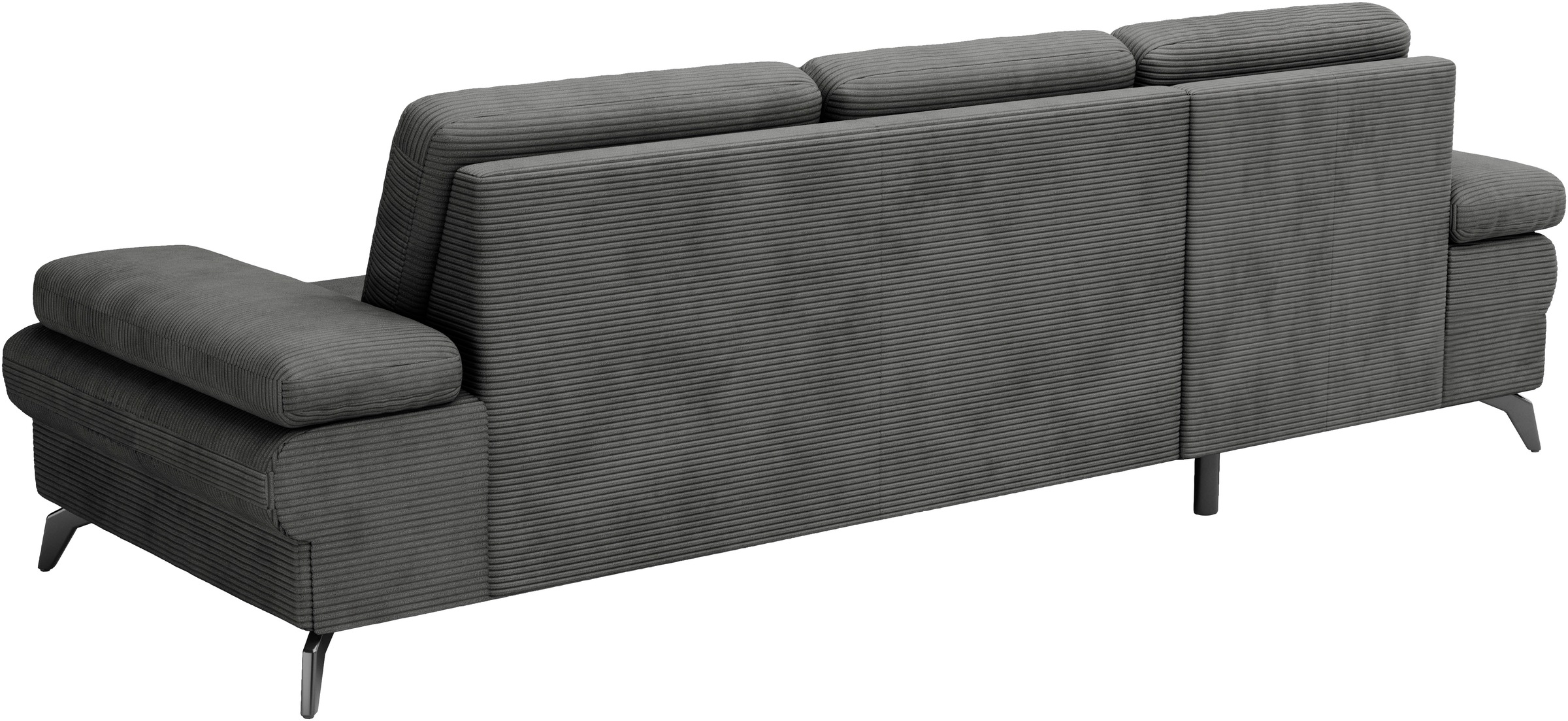 sit&more Ecksofa »Morris Jubi L-Form«, inkl. Armteilfunktion und 1 Zierkissen, wahlweise mit Bettfunktion