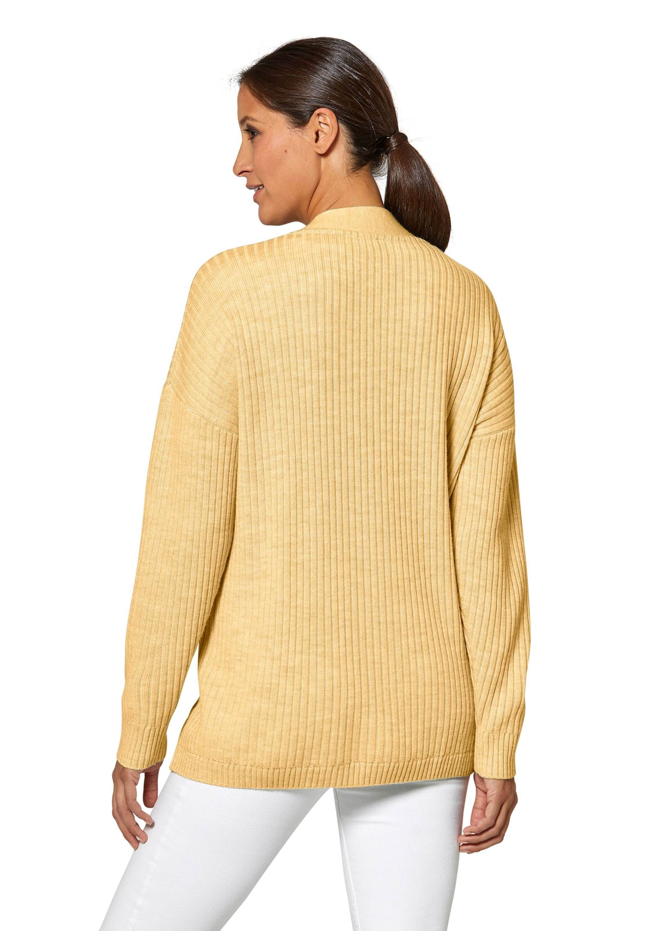 MADELEINE Strickjacke »Strickjacke Langer Woll-Cardigan im Oversize-Stil«