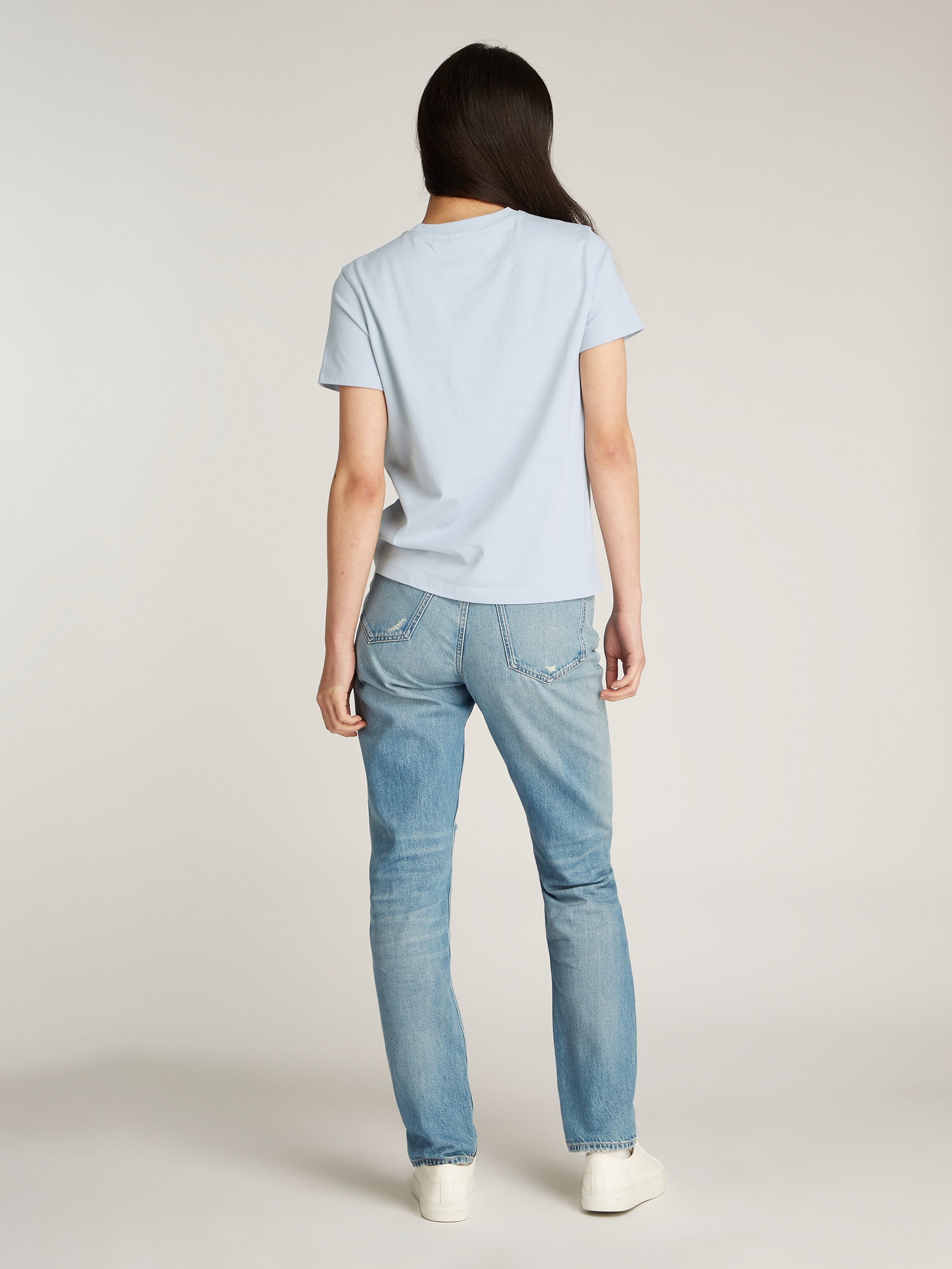 Calvin Klein Jeans T-Shirt »WOVEN LABEL REGULAR TEE«, mit Logo