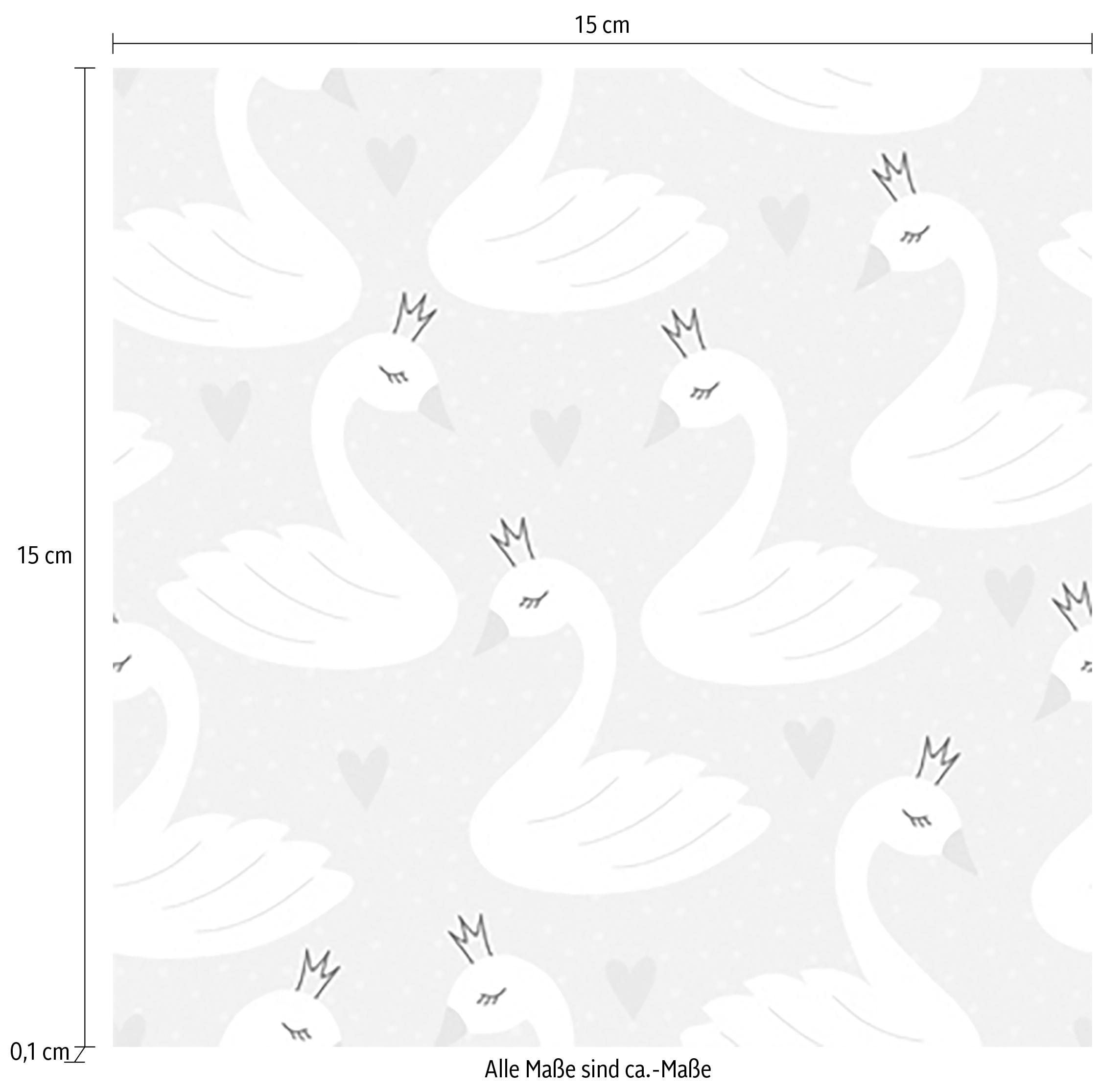 queence Fliesenaufkleber »Schwäne«, Stickerfliesen, selbstklebend, Sticker, 12er Set