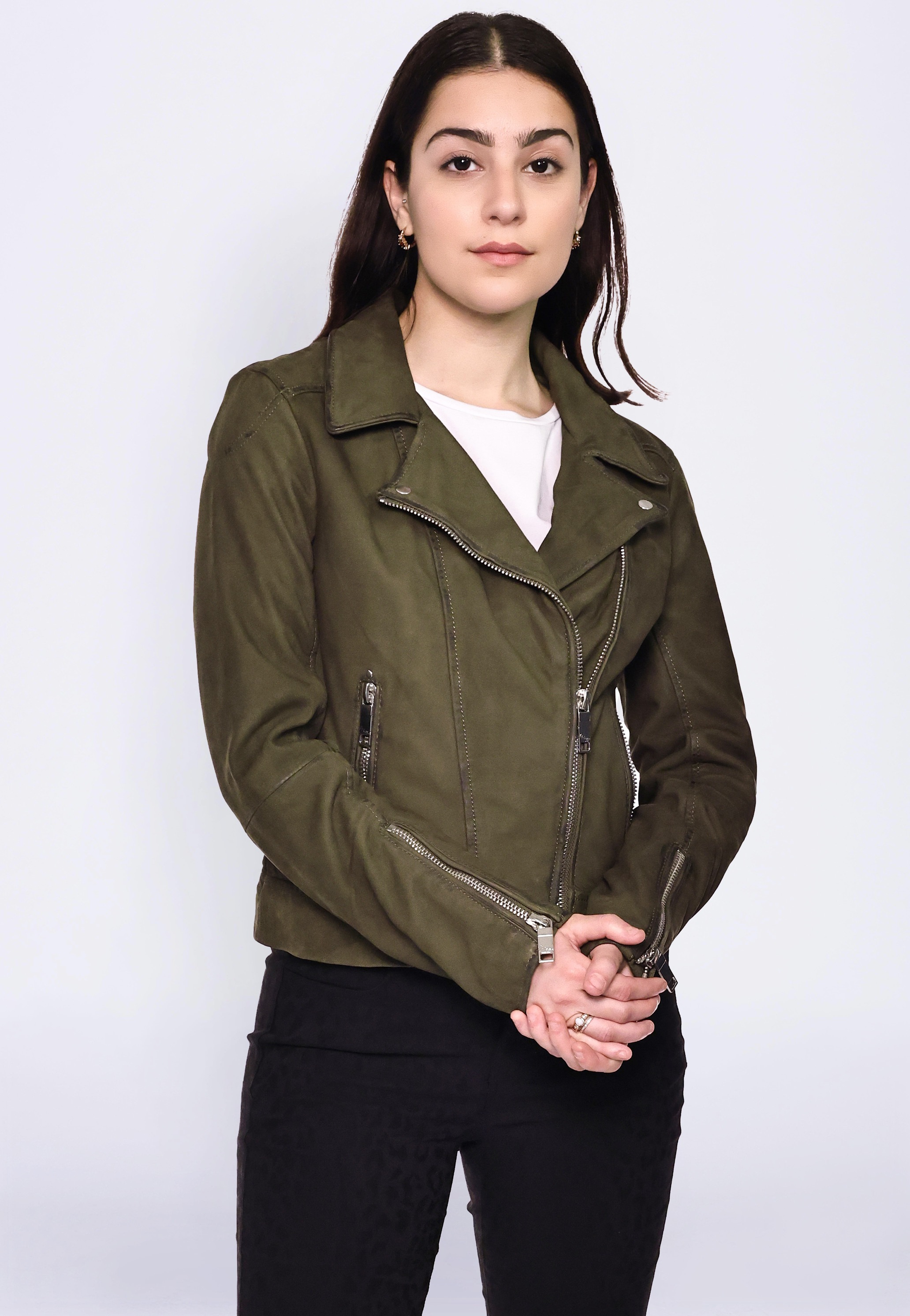 Maze Bikerjacke »Lederjacke Romie«