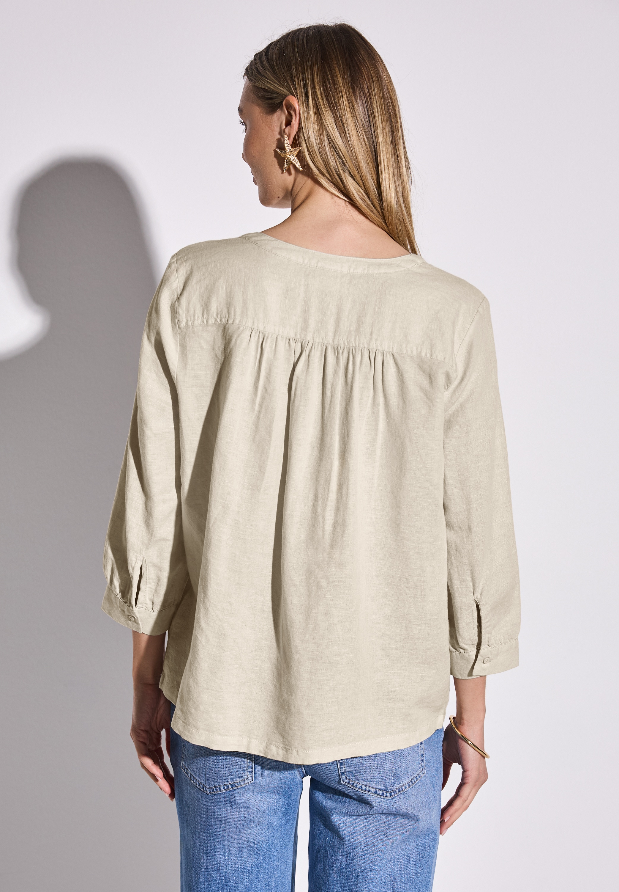 STREET ONE Klassische Bluse, mit 3/4-Ärmel