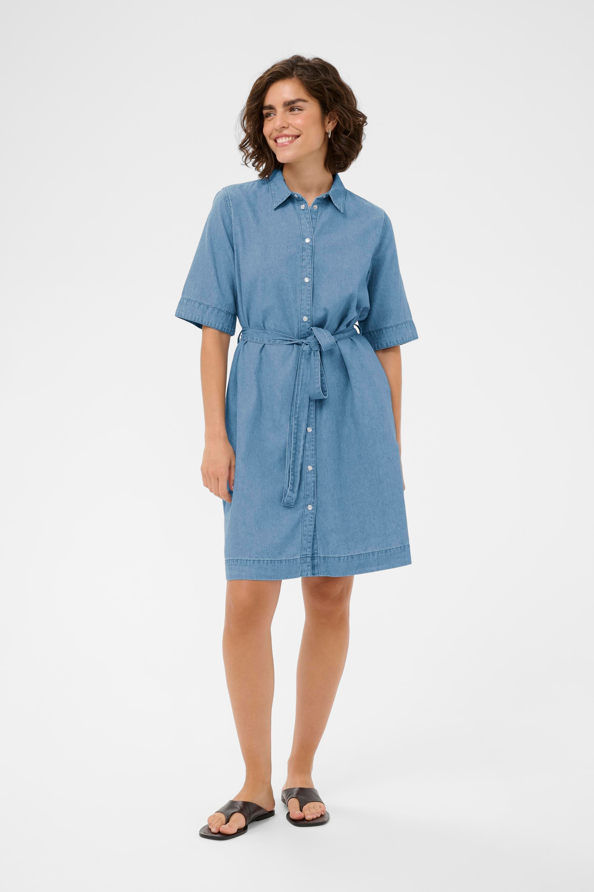 KAFFE Midikleid »Kleid KAjade«