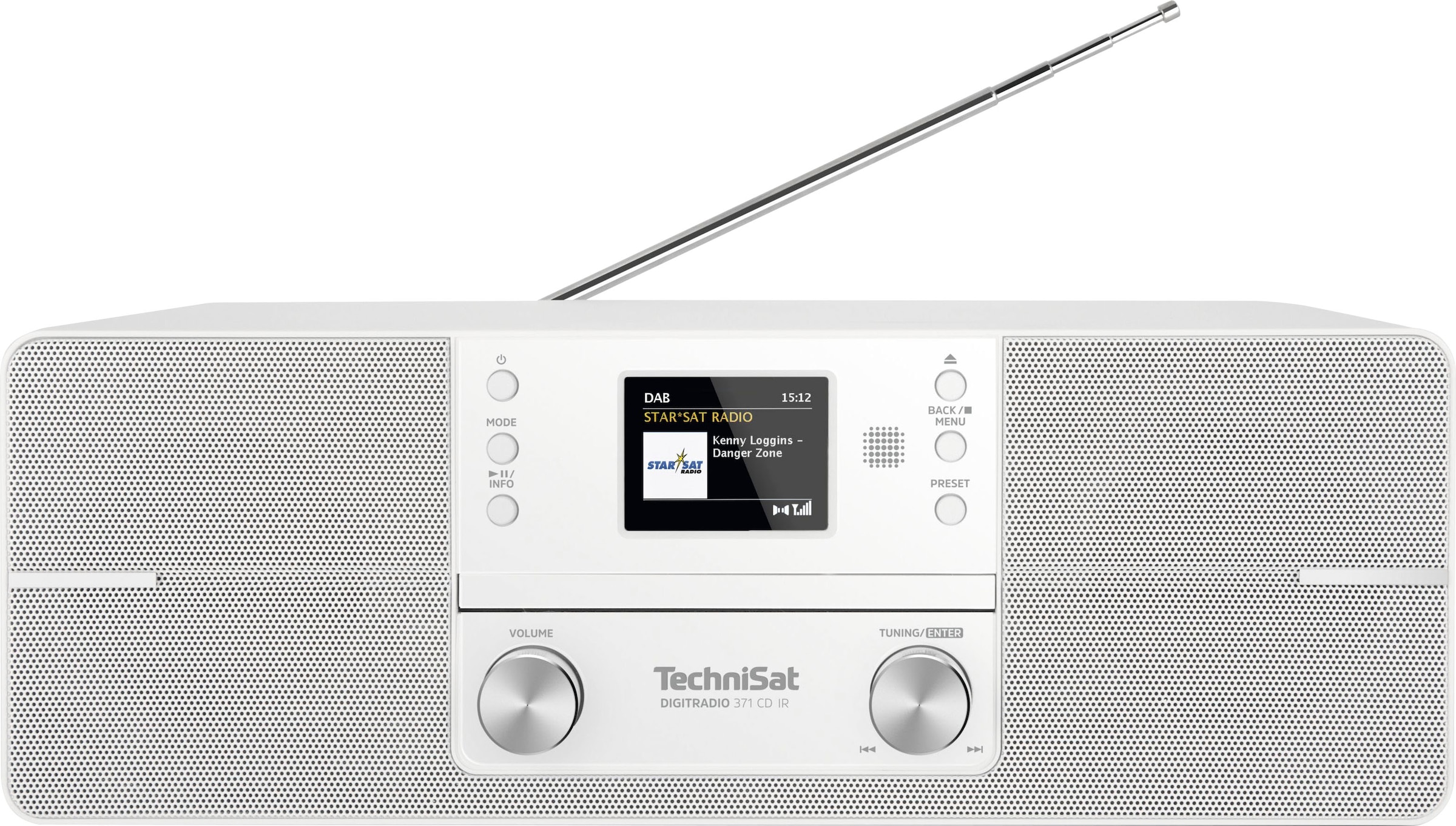 TechniSat Internet-Radio »DIGITRADIO 371 CD IR Stereoanlage-«,  (Bluetooth-WLAN UKW mit RDS-Digitalradio (DAB+), mit DAB+, CD-Player,  Bluetooth, Farbdisplay, USB jetzt bei OTTO