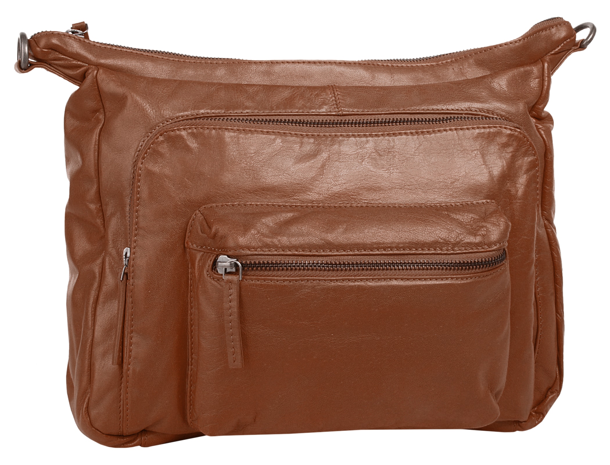 WouWou Umhängetasche echt Leder