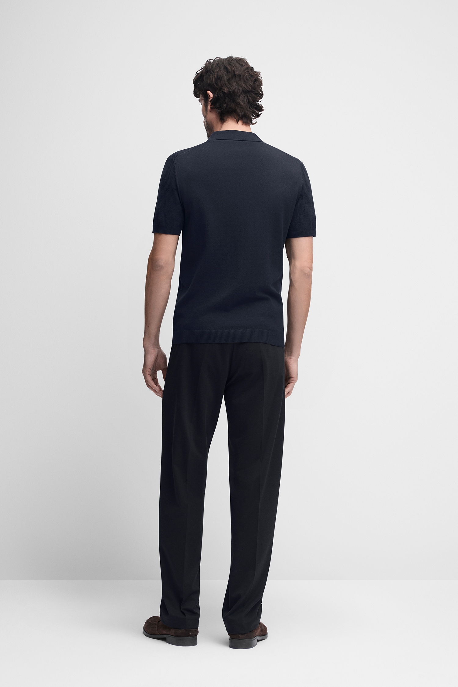 Cinque Kurzarmpullover »CIFLAV« mit Polokragen und Knopfleiste, Regular Fit