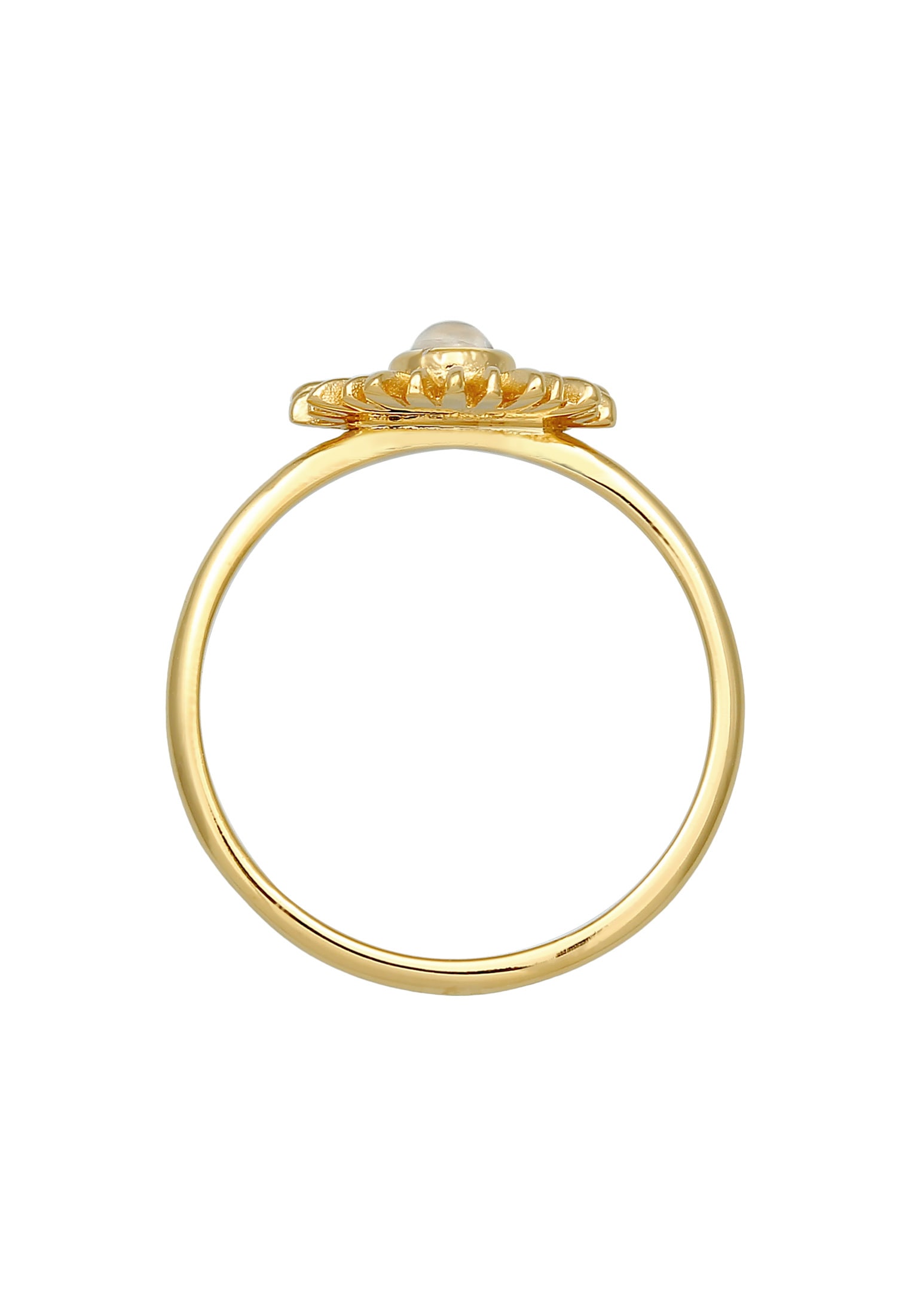 Elli Silberring »Ring Elli Mondstein Sonne Boho Style 925 Silber«