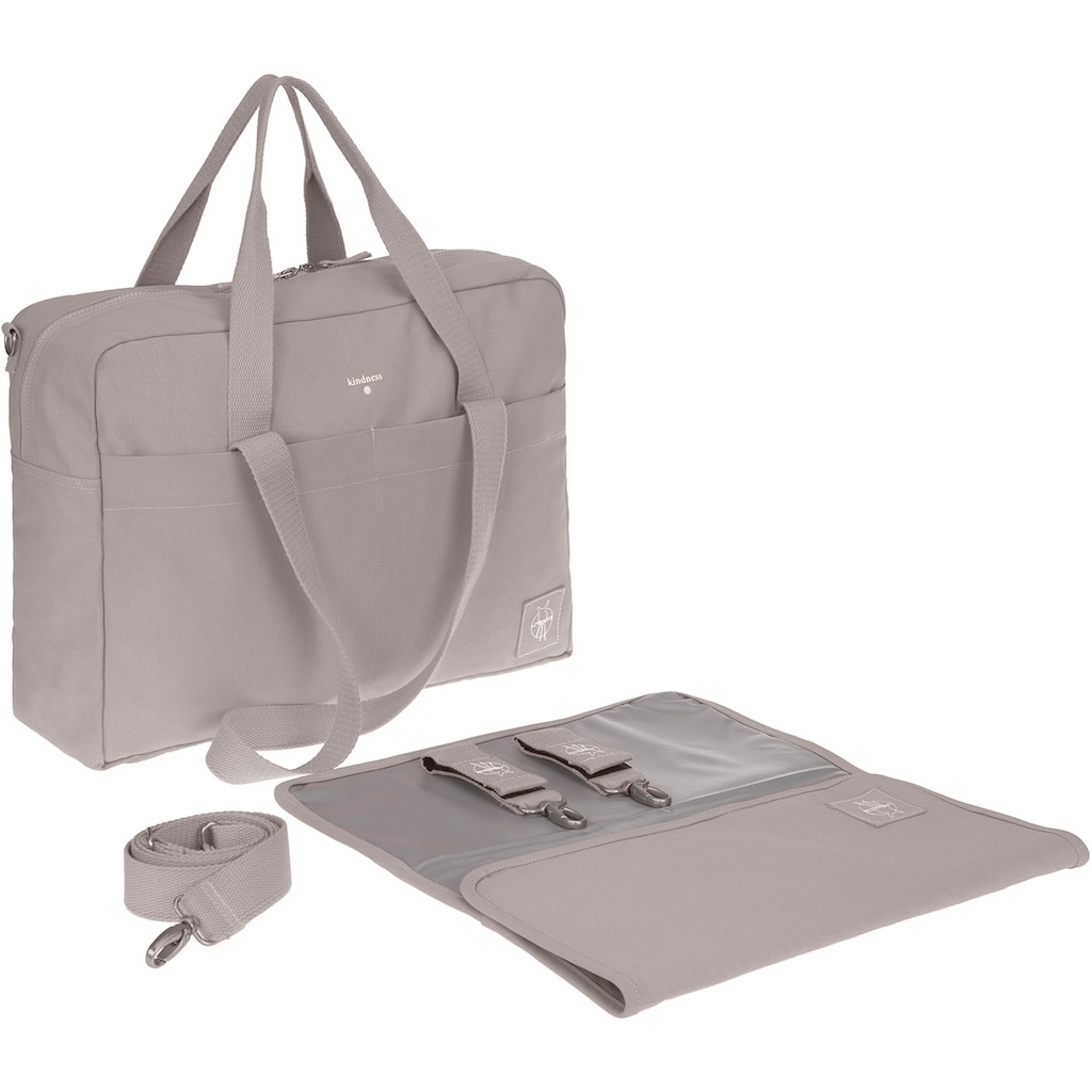 LÄSSIG Wickeltasche »Green Label, Cotton Essential Bag, taupe«