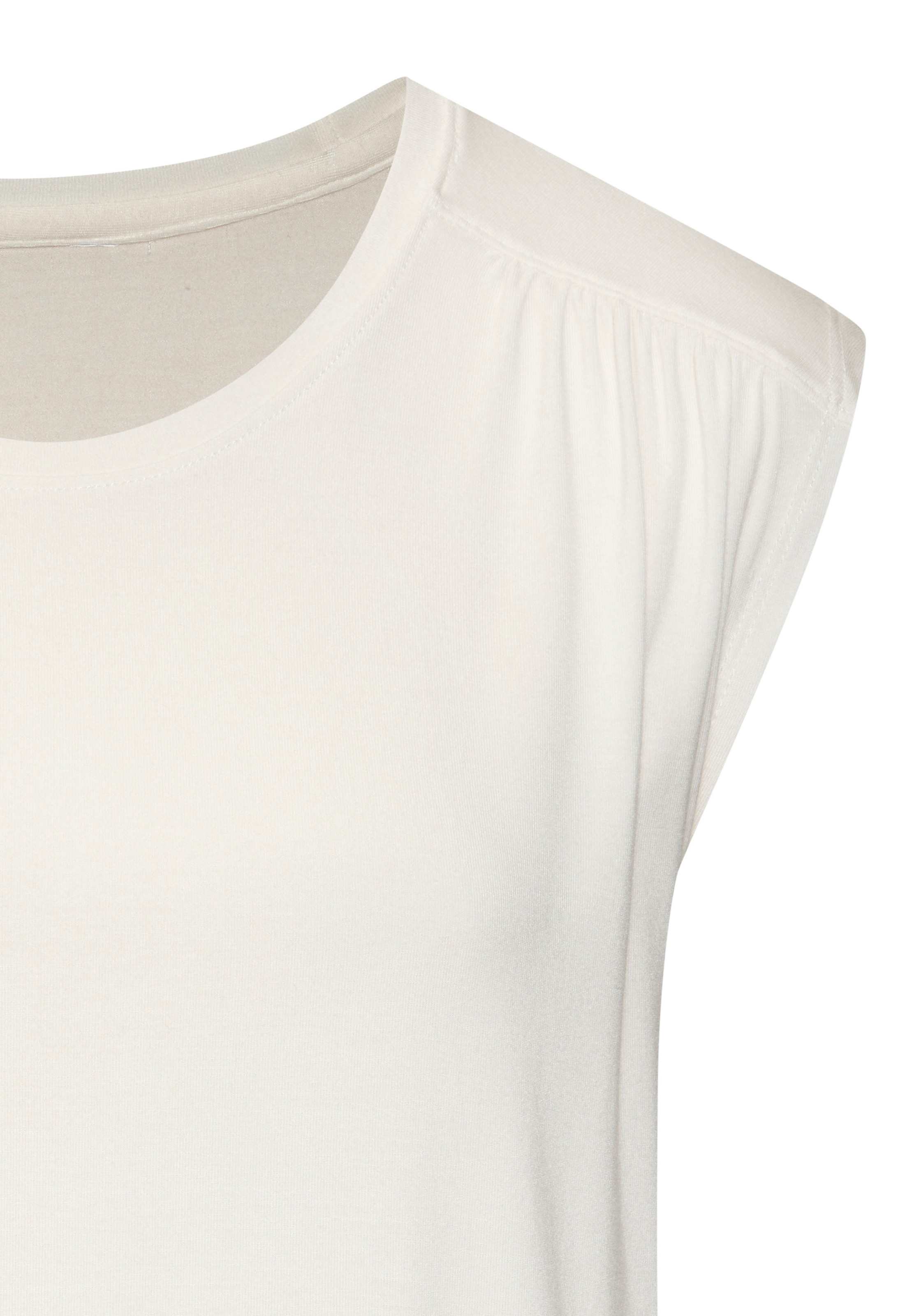 LASCANA Shirttop »mit dekorativer Schulterraffung« aus weichem Viskose-Stretch