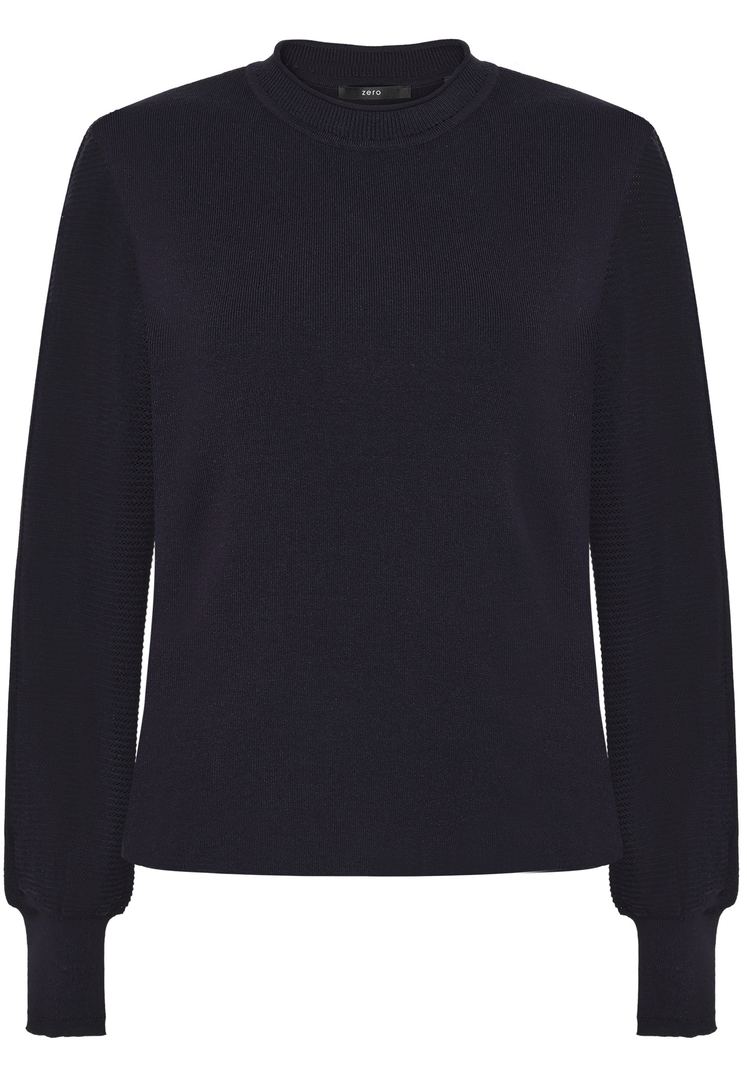 Zero Rundhalspullover »Pullover mit hohem Kragen«