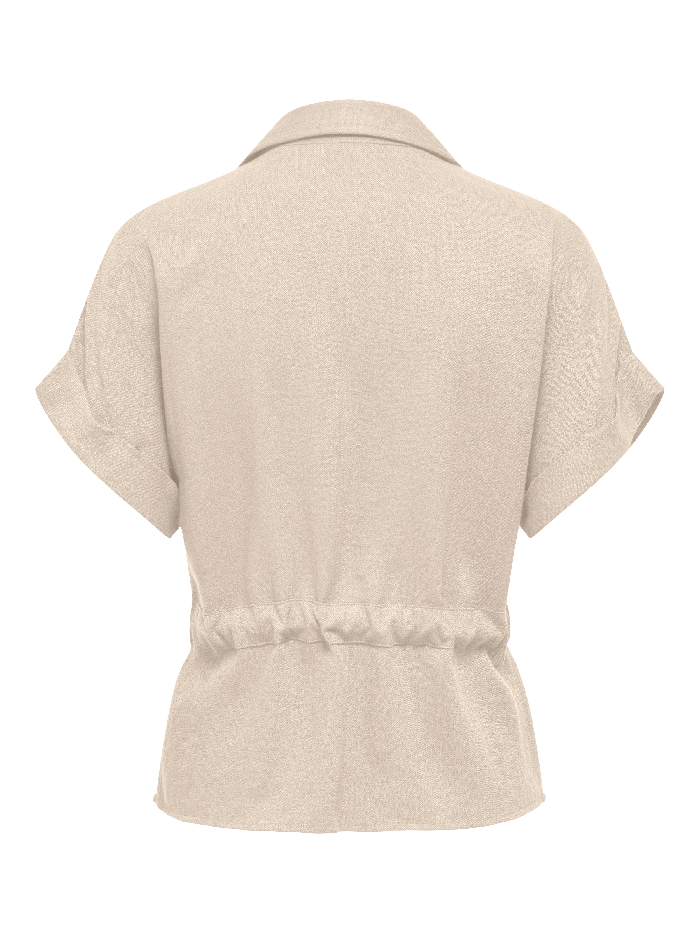 JDY Kurzarmbluse »JDYMILLE S/S ZIP SHIRT WVN NOOS«