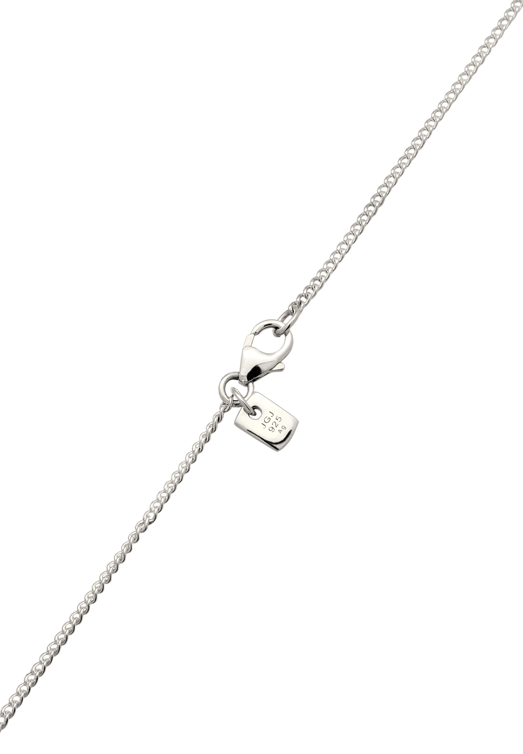 Kuzzoi Lange Kette »Halskette Y-Kette Steigbügel Panzerkette 925 Sterling Silber«