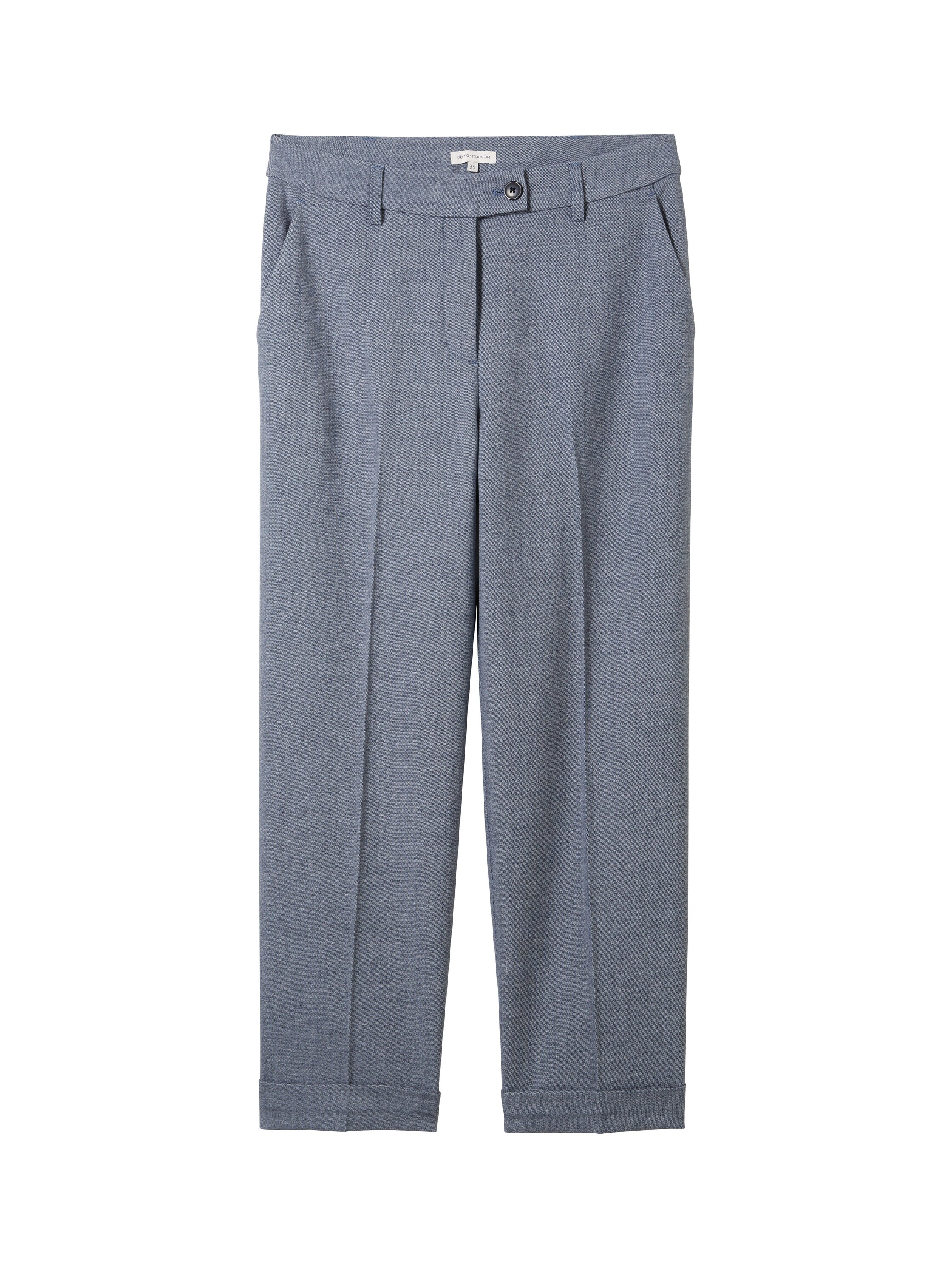 TOM TAILOR 7/8-Hose »LEA Straight«, mit Bundfalte und geradem Bein