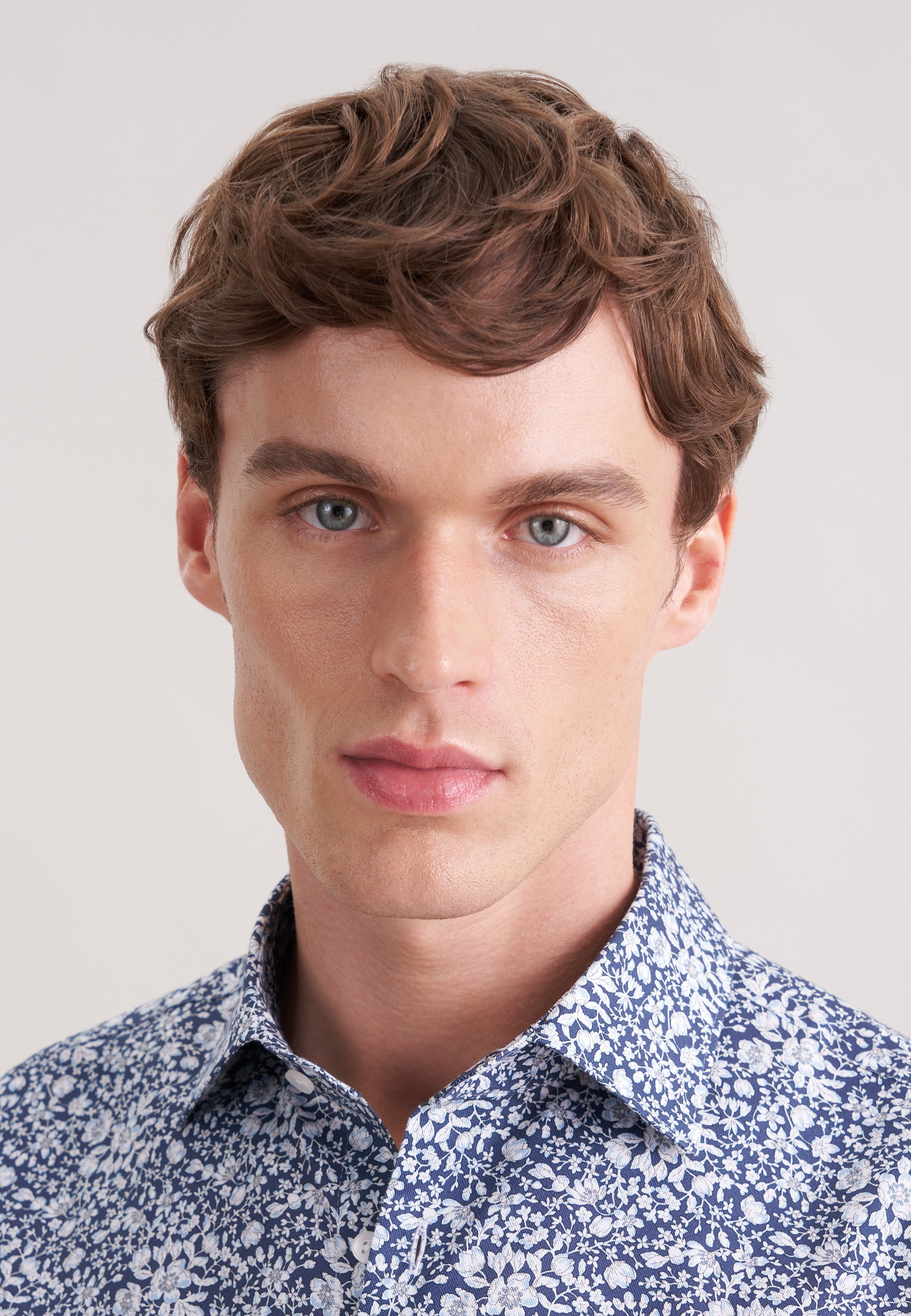 seidensticker Businesshemd »Schwarze Rose« Slim 1/1 Kentkragen Druck