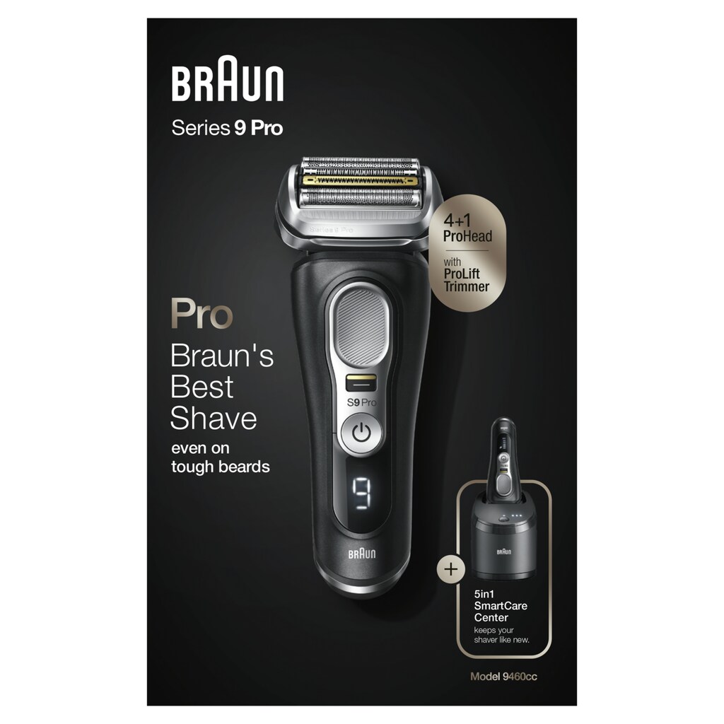 Braun Elektrorasierer »Series 9 Pro - 9460cc«, Reinigungsstation, 1 St. Aufsätze