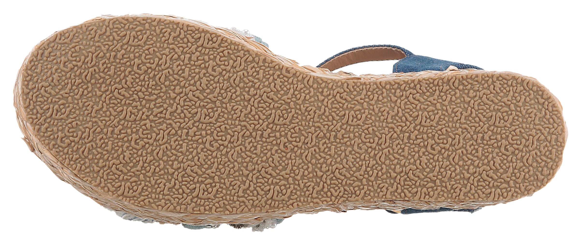 Aniston SHOES Keilsandalette, Sandale, Sommerschuh, Pailletten - NEUE KOLLEKTION
