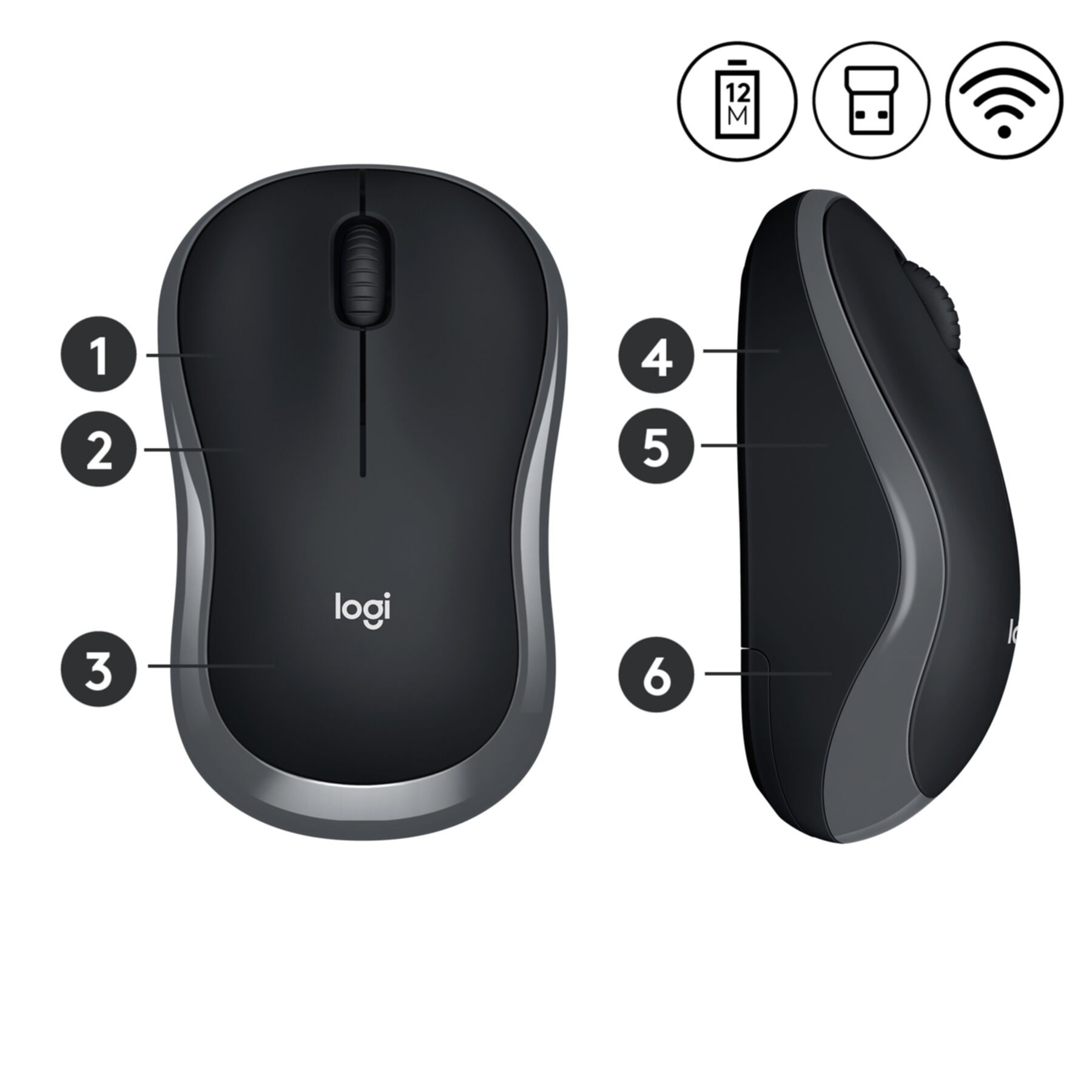 Logitech Maus »M185«