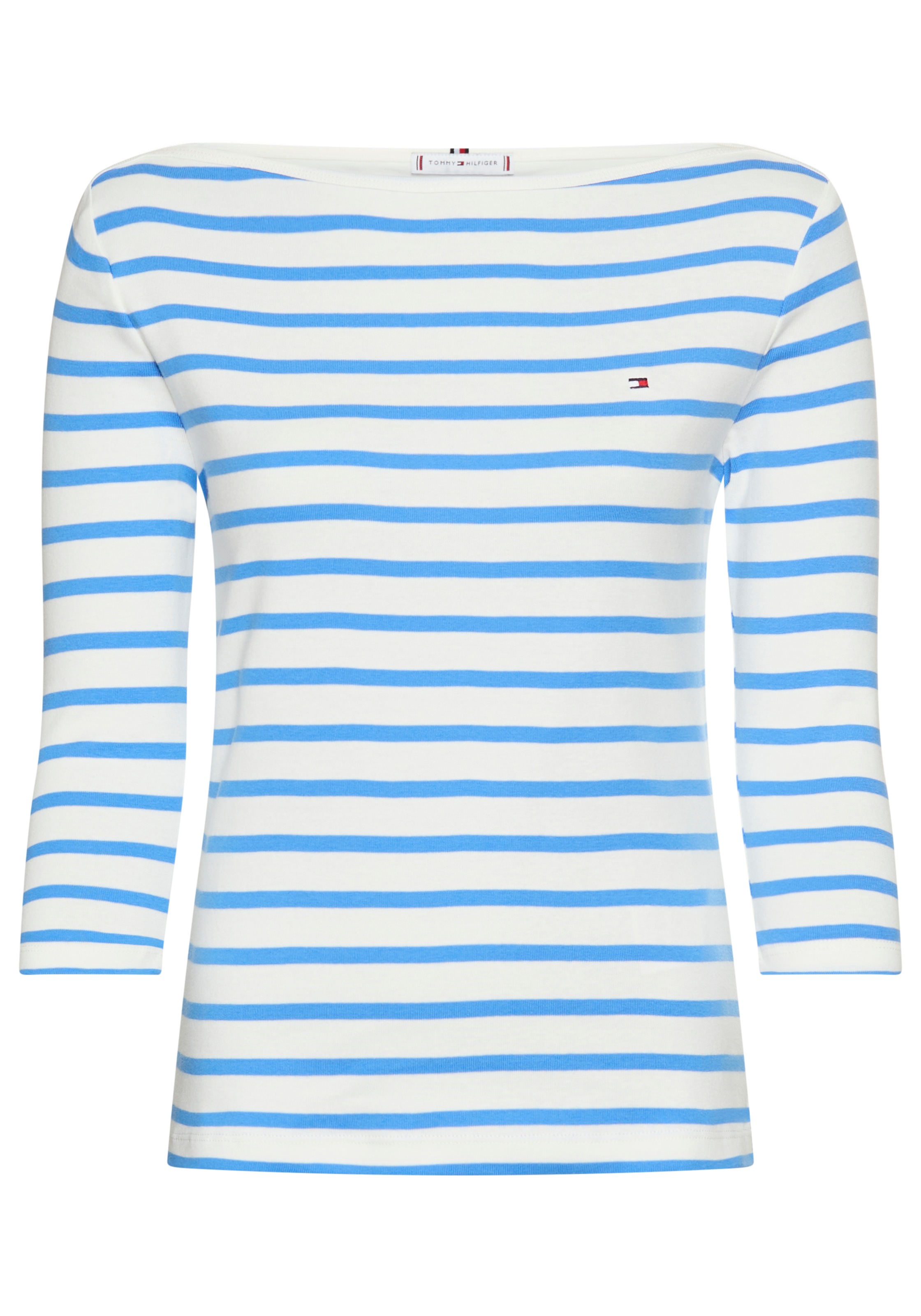 Tommy Hilfiger 3/4-Arm-Shirt »NEW CODY SLIM BOAT-NK 3/4SLV«, mit Logostickerei