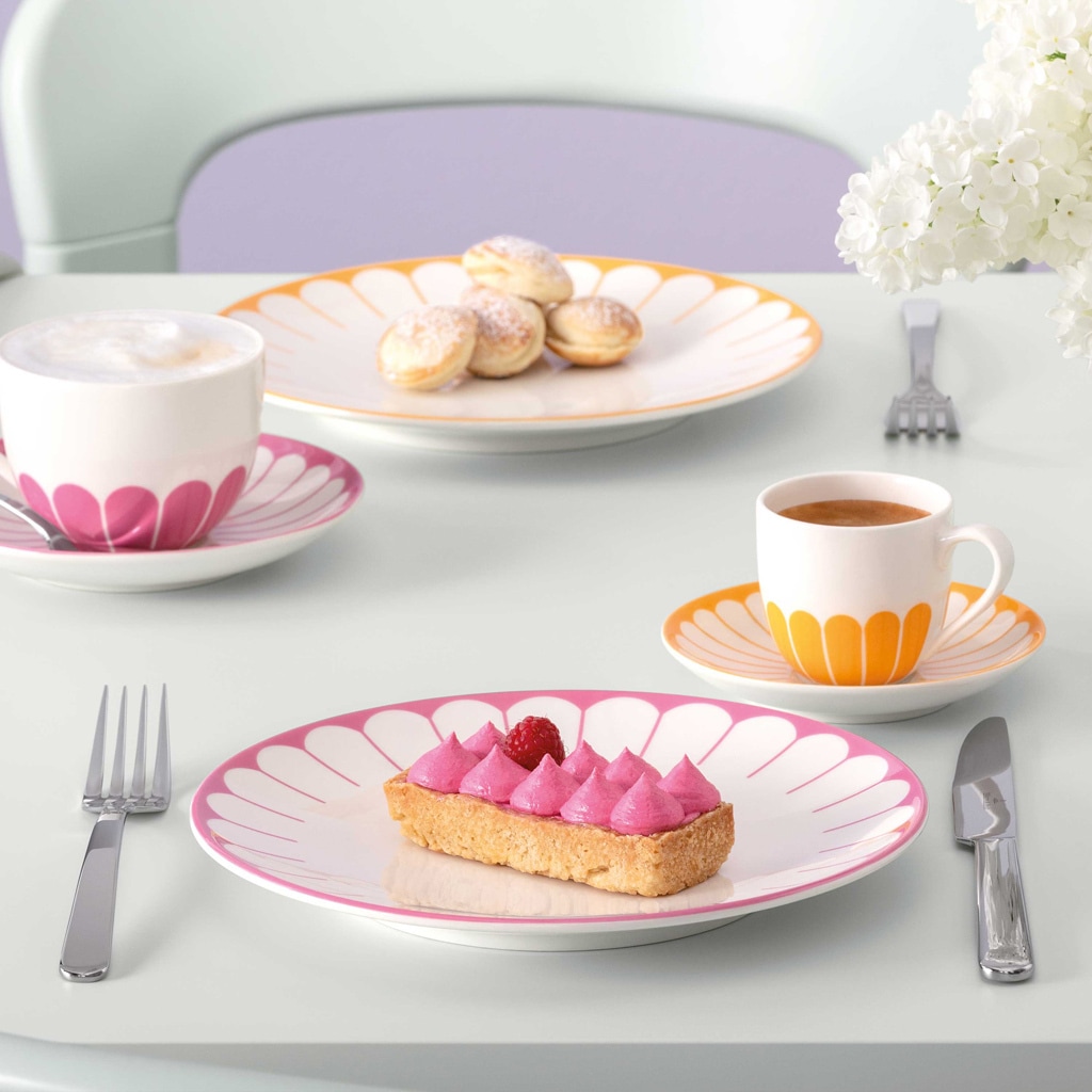 Villeroy & Boch Frühstücksteller »Frühstücksteller Fleur Couleur ø 21,2 cm 6er Set«